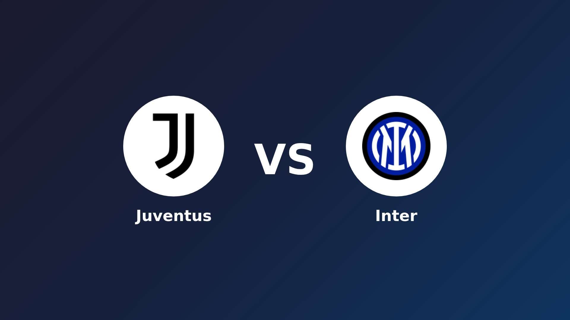 Juventus vs Inter
