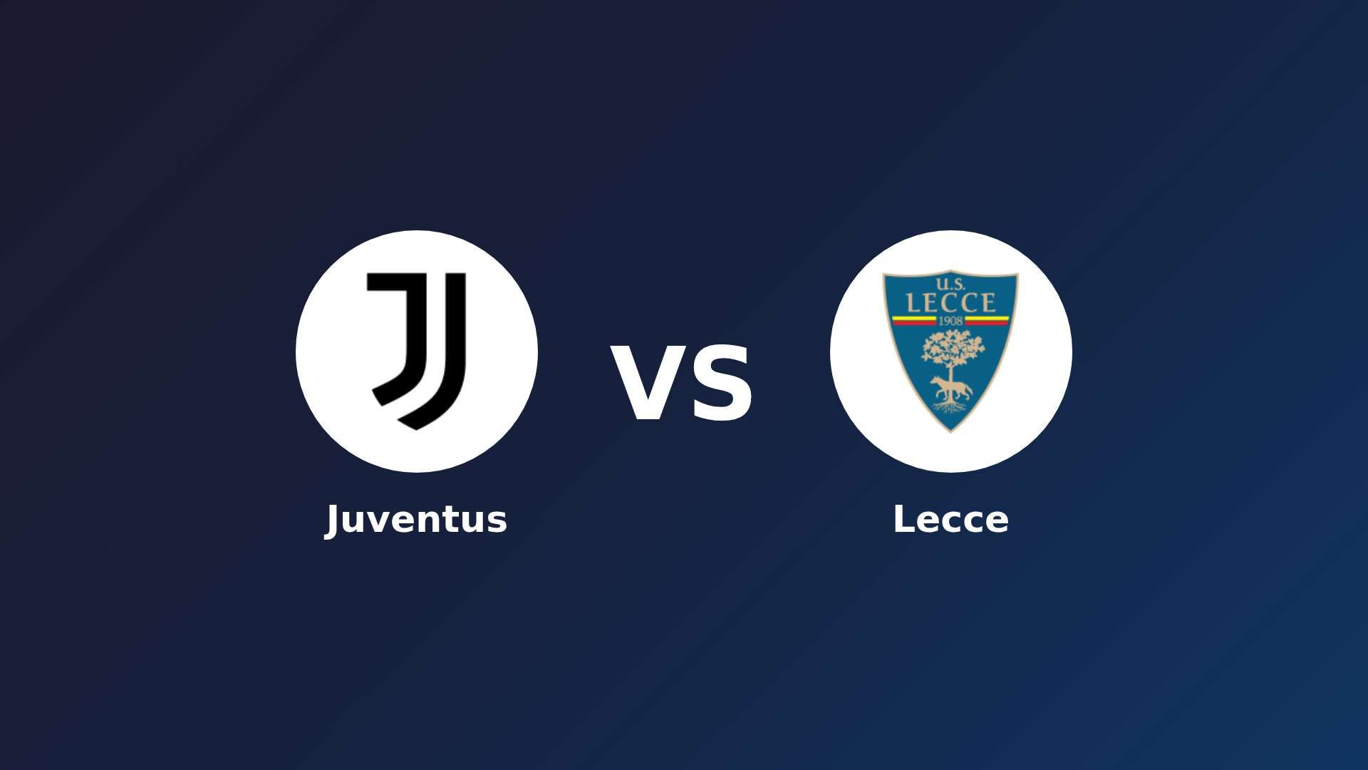 Juventus vs Lecce