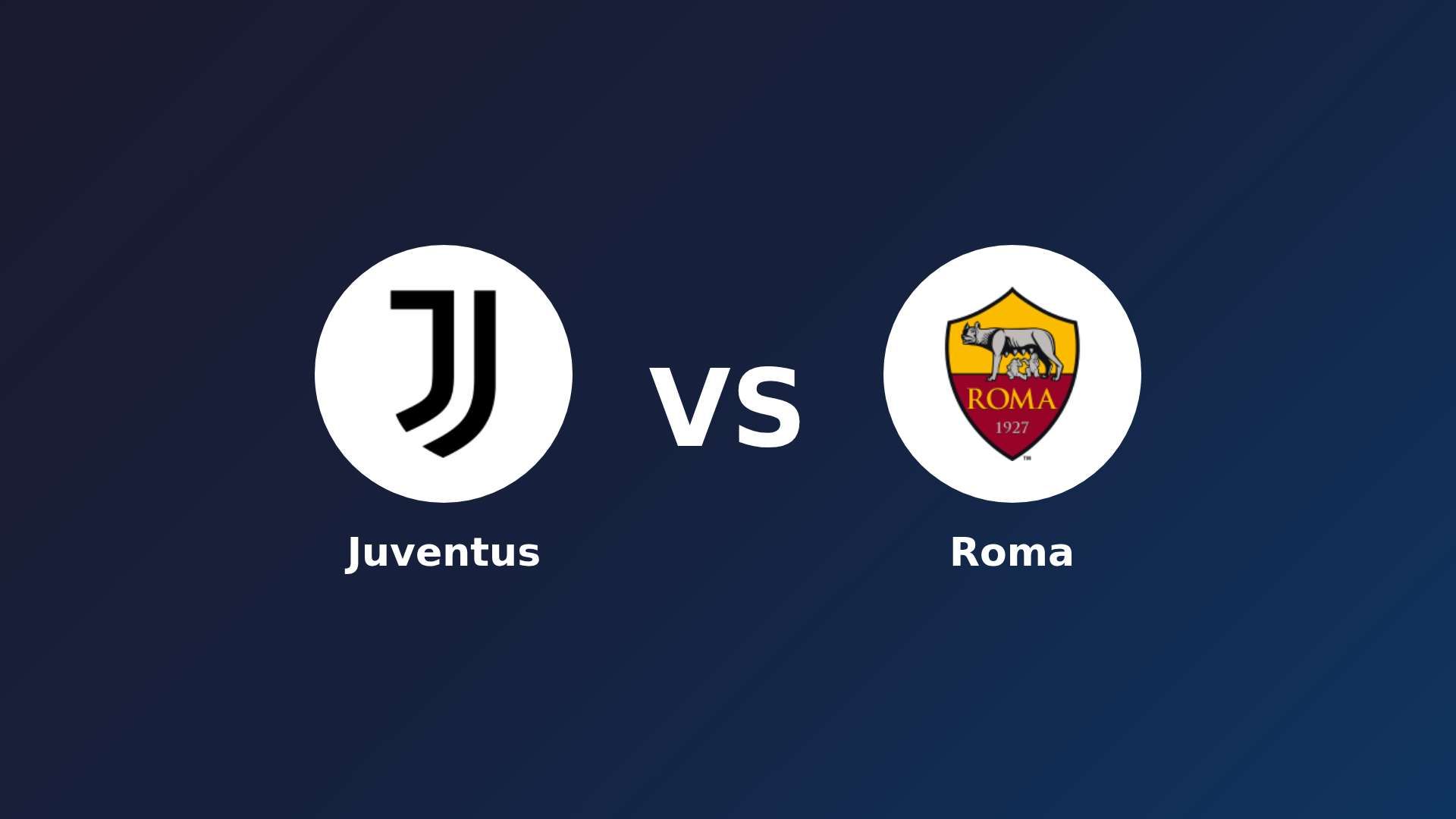 Juventus vs Roma