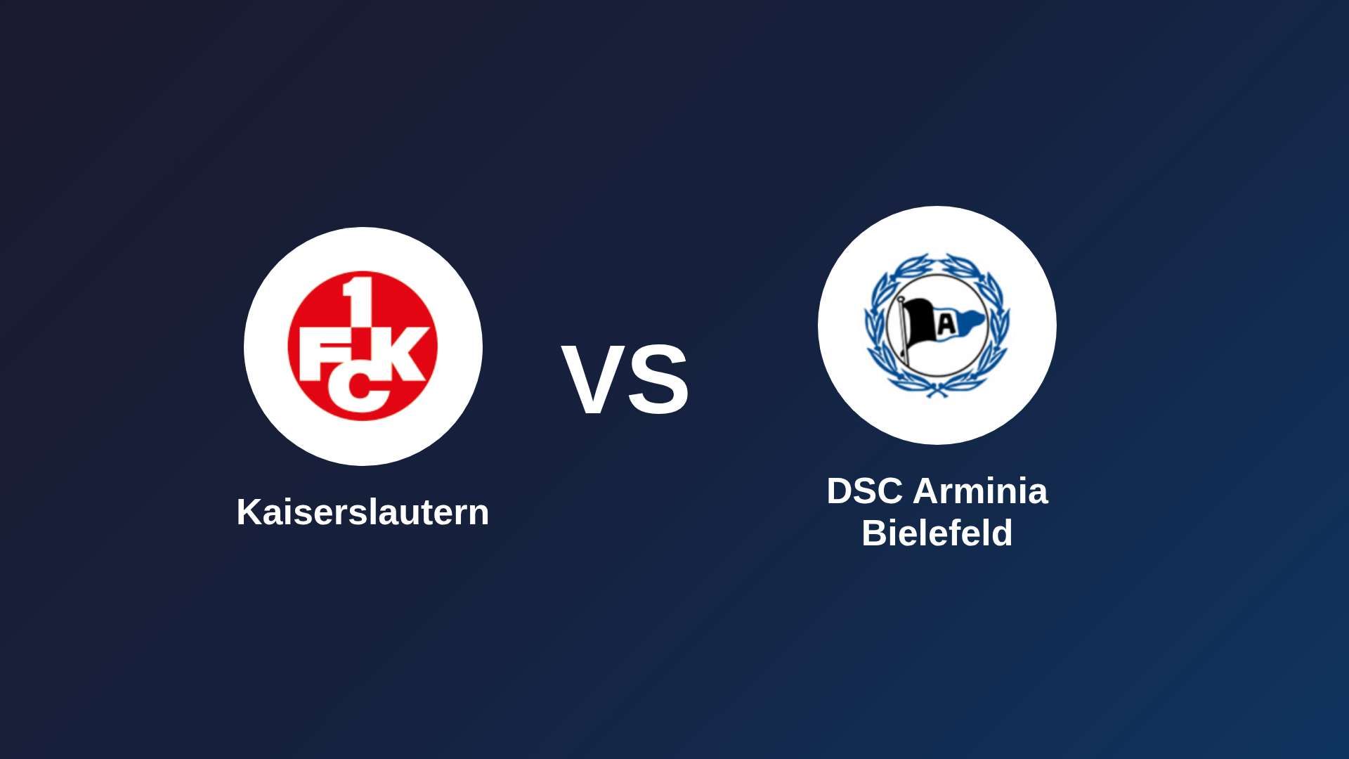 Kaiserslautern vs DSC Arminia Bielefeld
