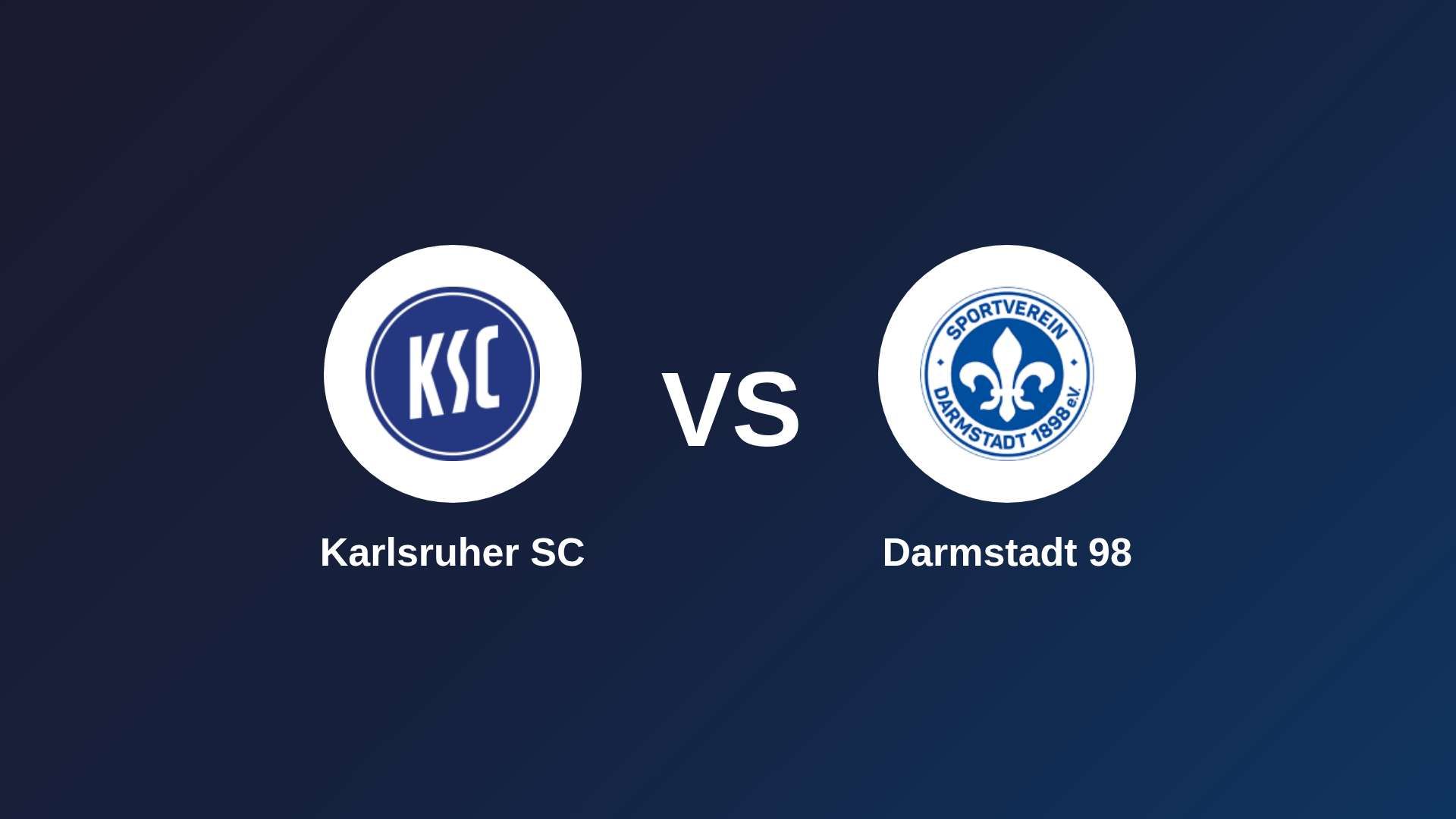 Karlsruher SC vs Darmstadt 98