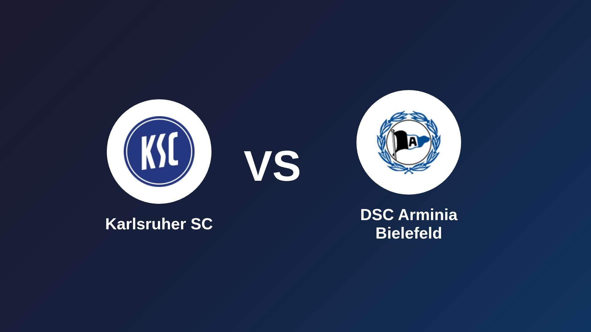 Karlsruher SC vs DSC Arminia Bielefeld
