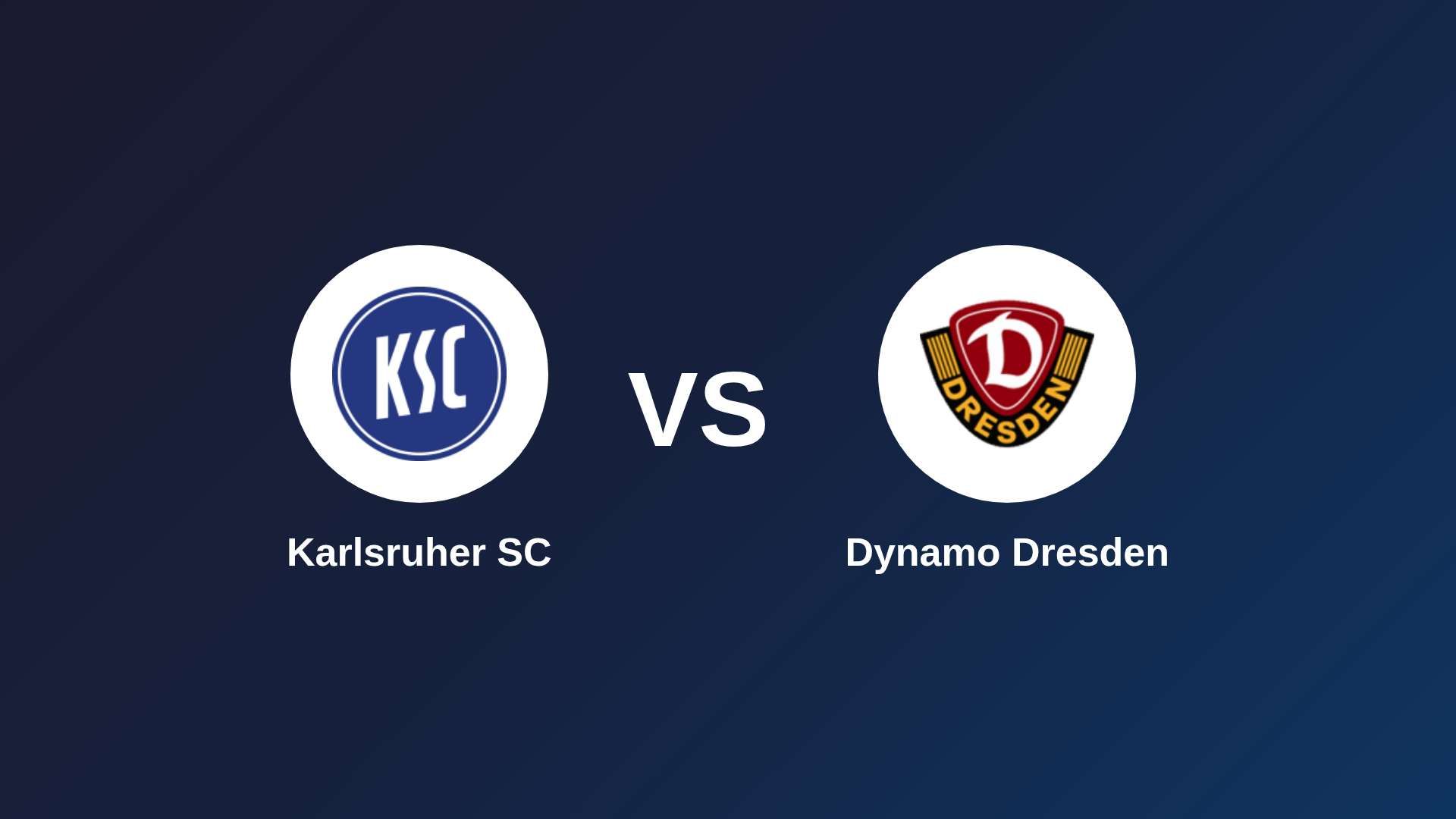Karlsruher SC vs Dynamo Dresden