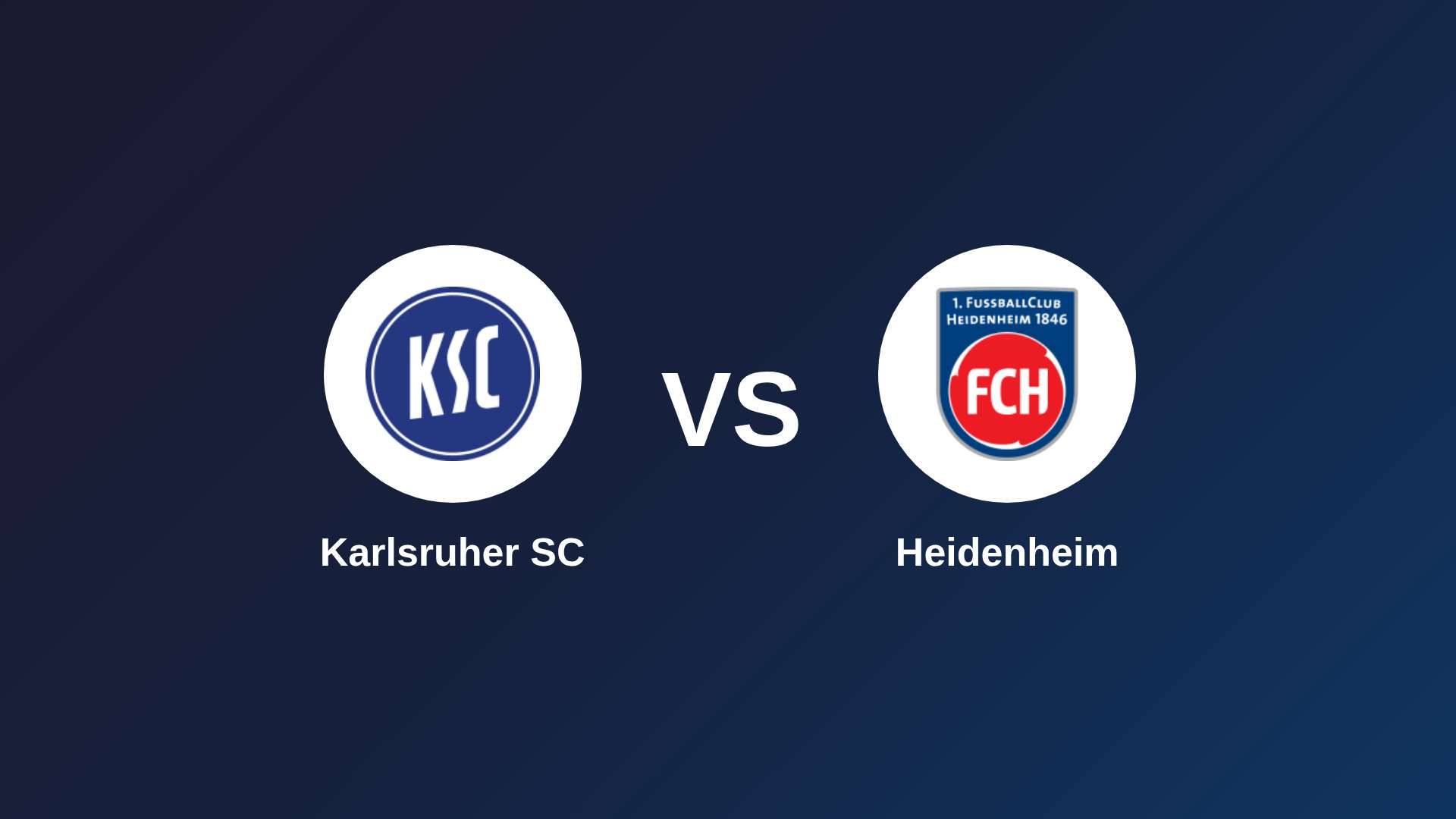 Karlsruher SC vs Heidenheim