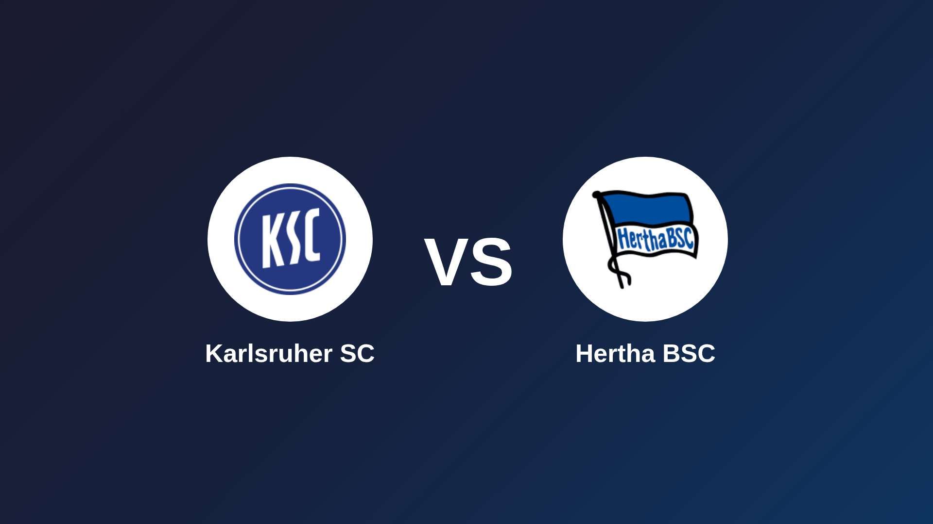 Karlsruher SC vs Hertha BSC
