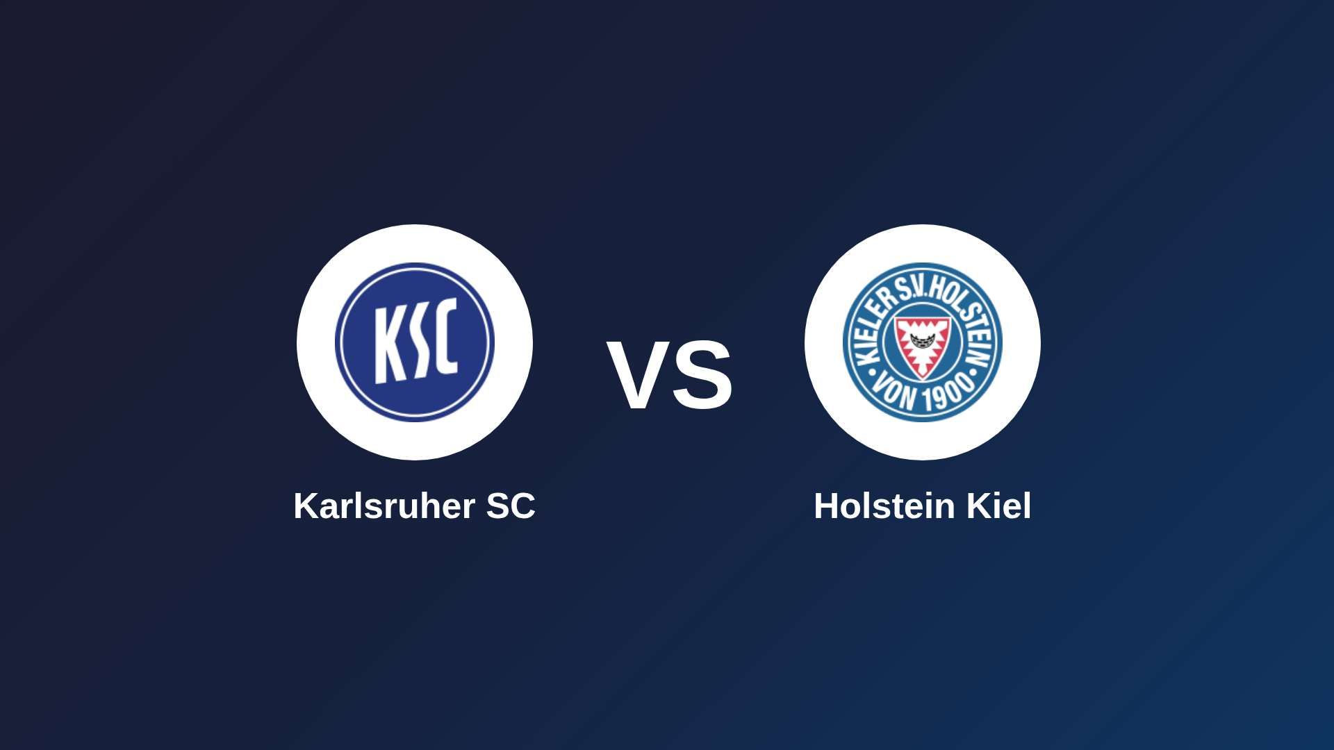 Karlsruher SC vs Holstein Kiel