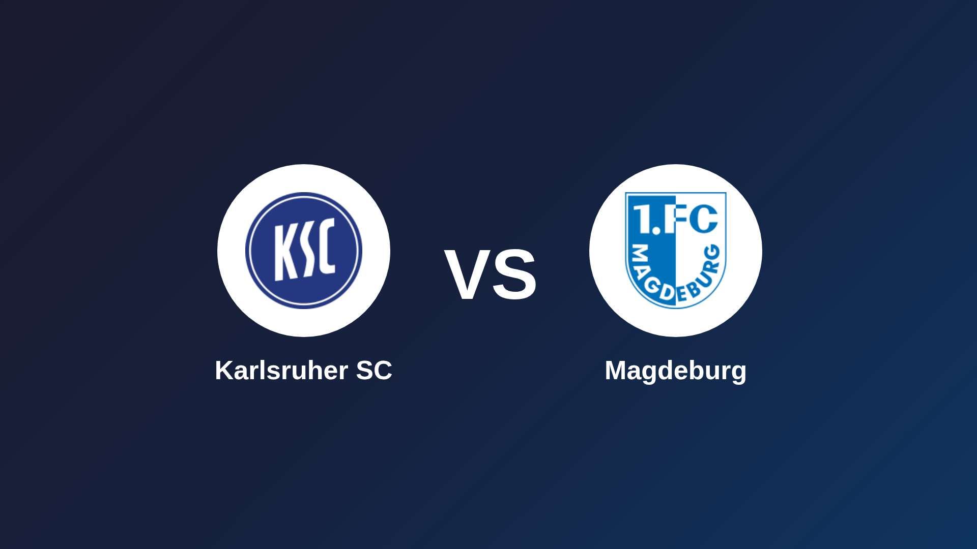 Karlsruher SC vs Magdeburg
