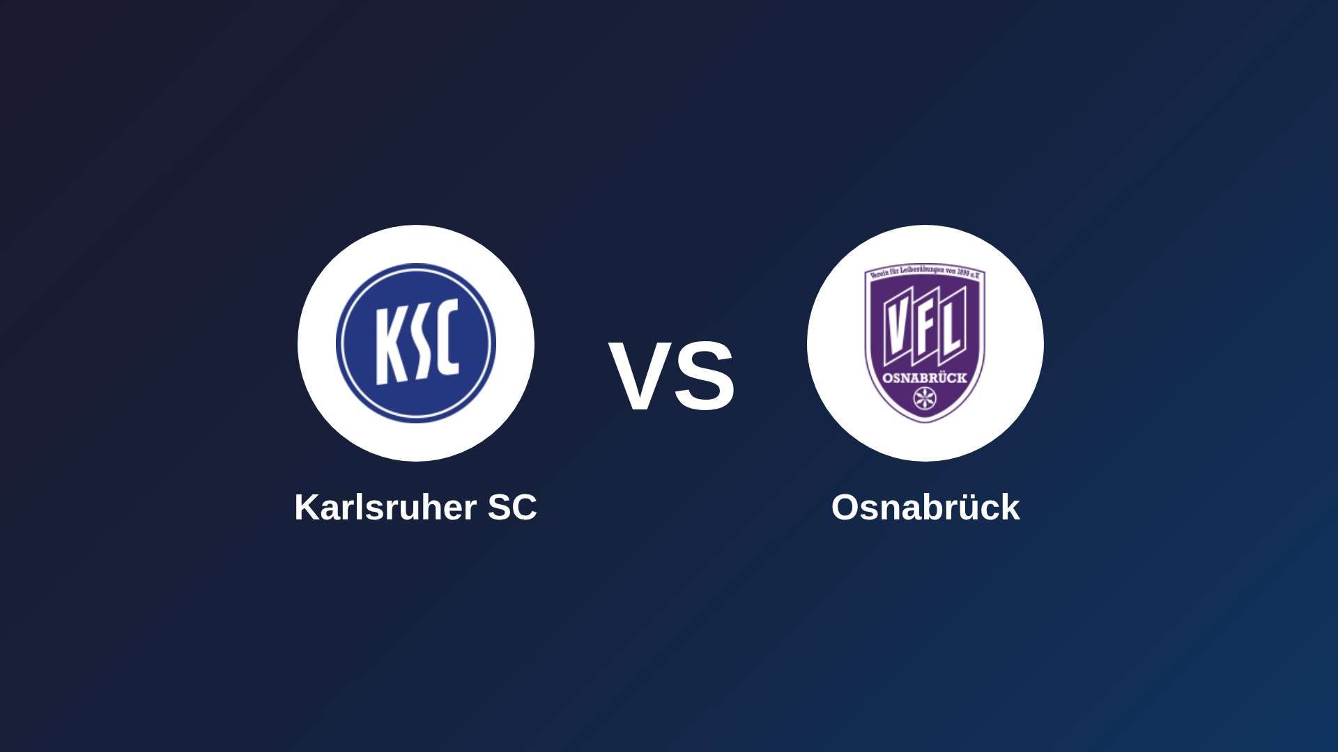 Karlsruher SC vs Osnabrück