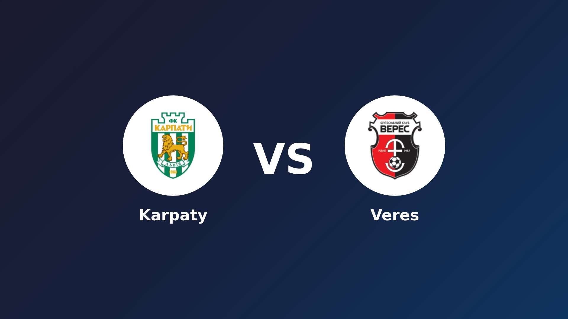 Karpaty vs Veres