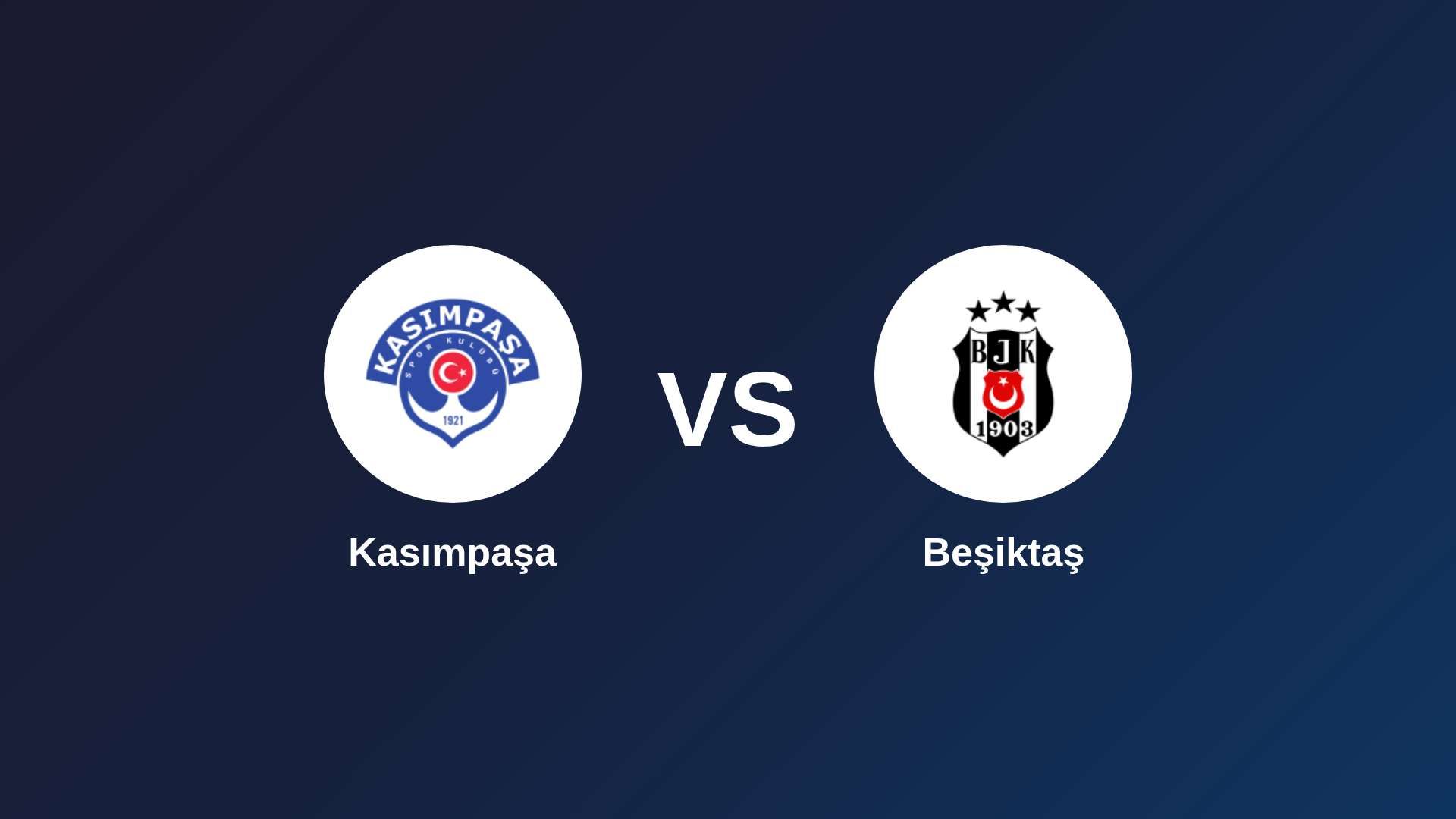 Kasımpaşa vs Beşiktaş