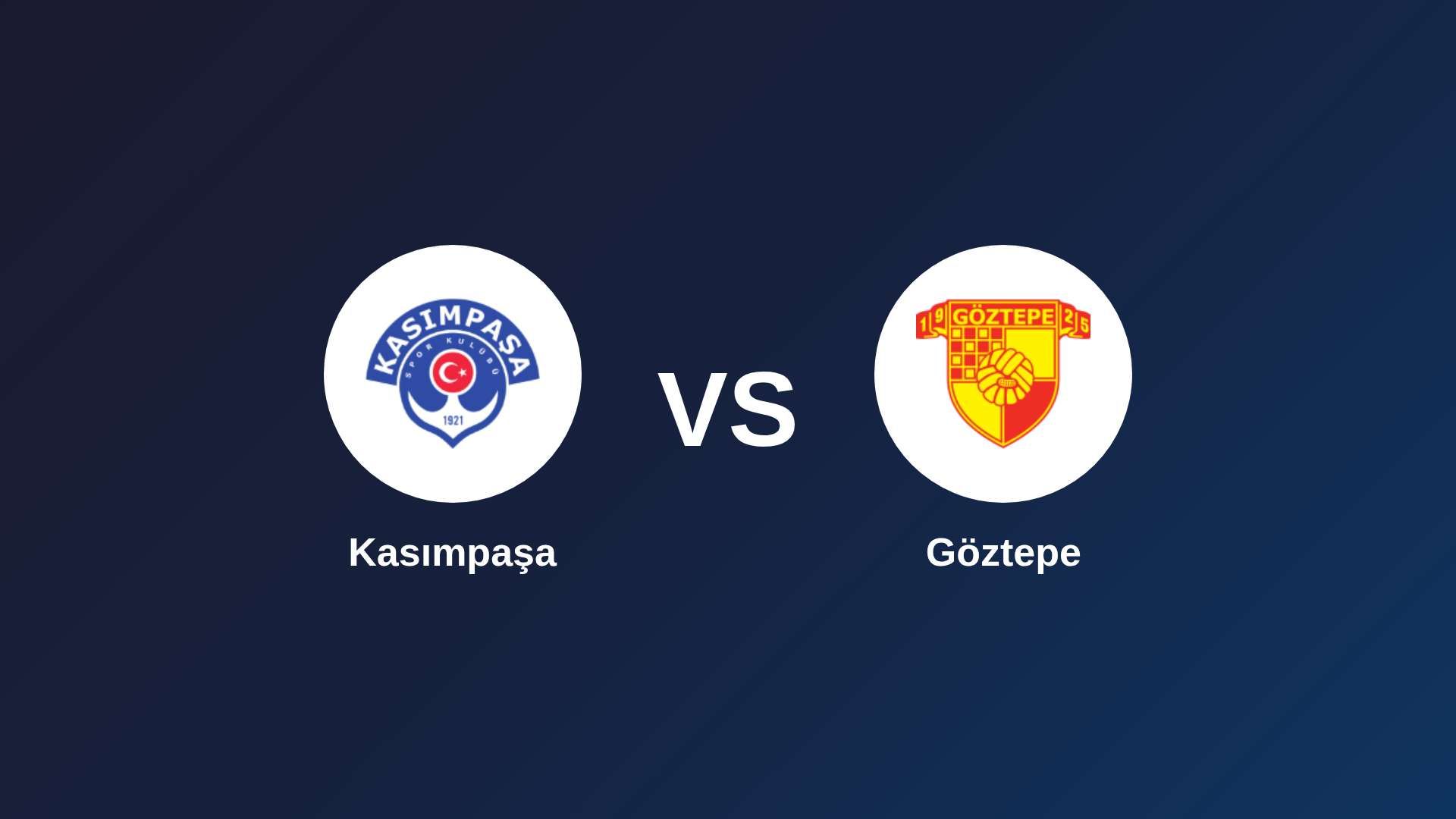 Kasımpaşa vs Göztepe