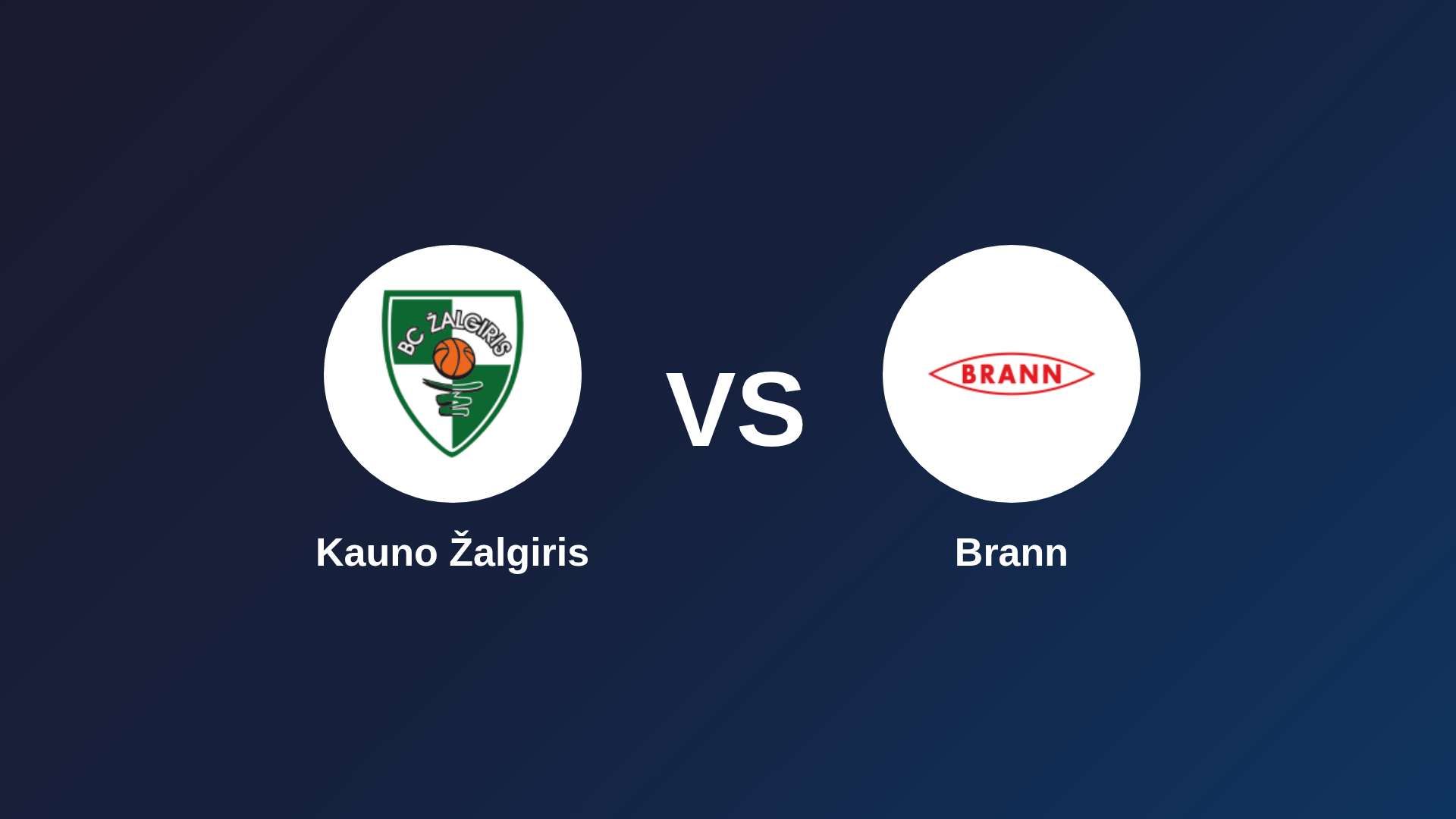 Kauno Žalgiris vs Brann