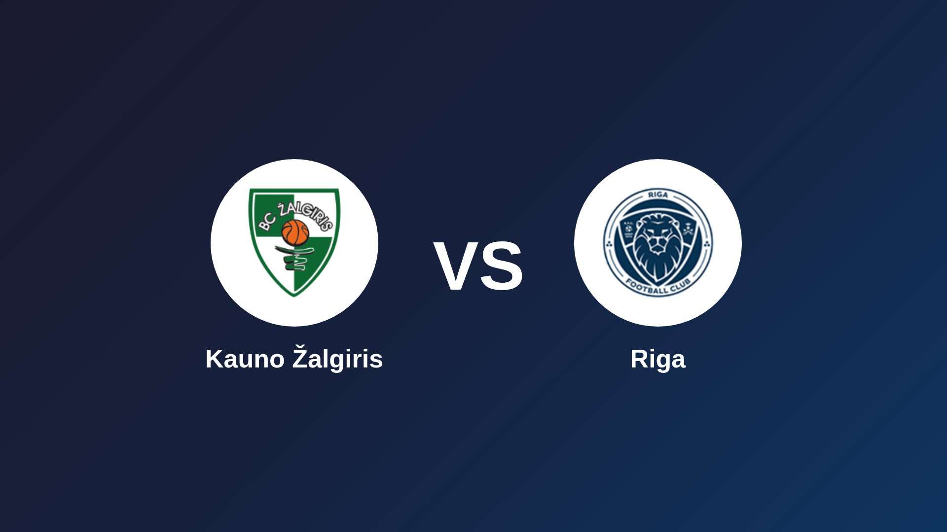 Kauno Žalgiris vs Riga