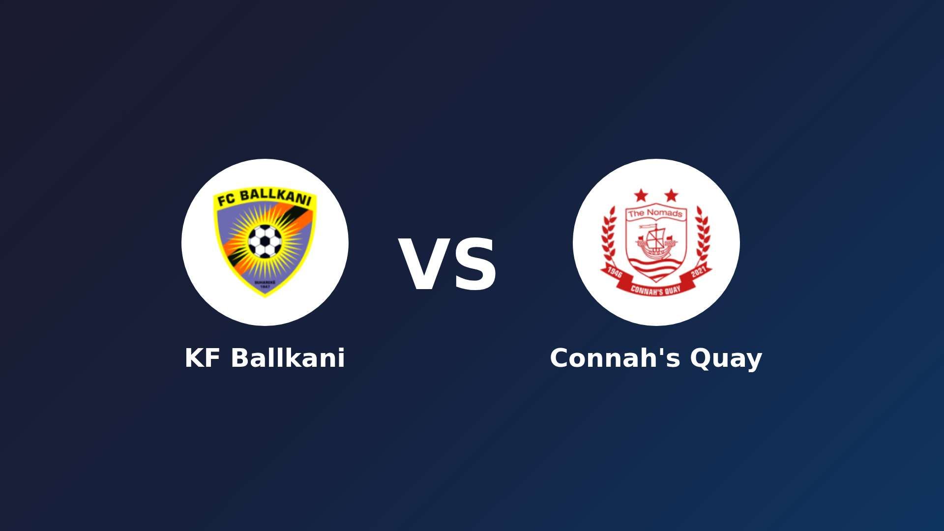 KF Ballkani vs Connah's Quay