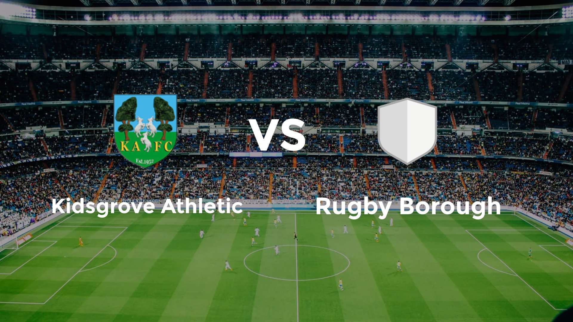 Kidsgrove Athletic vs Rugby Borough