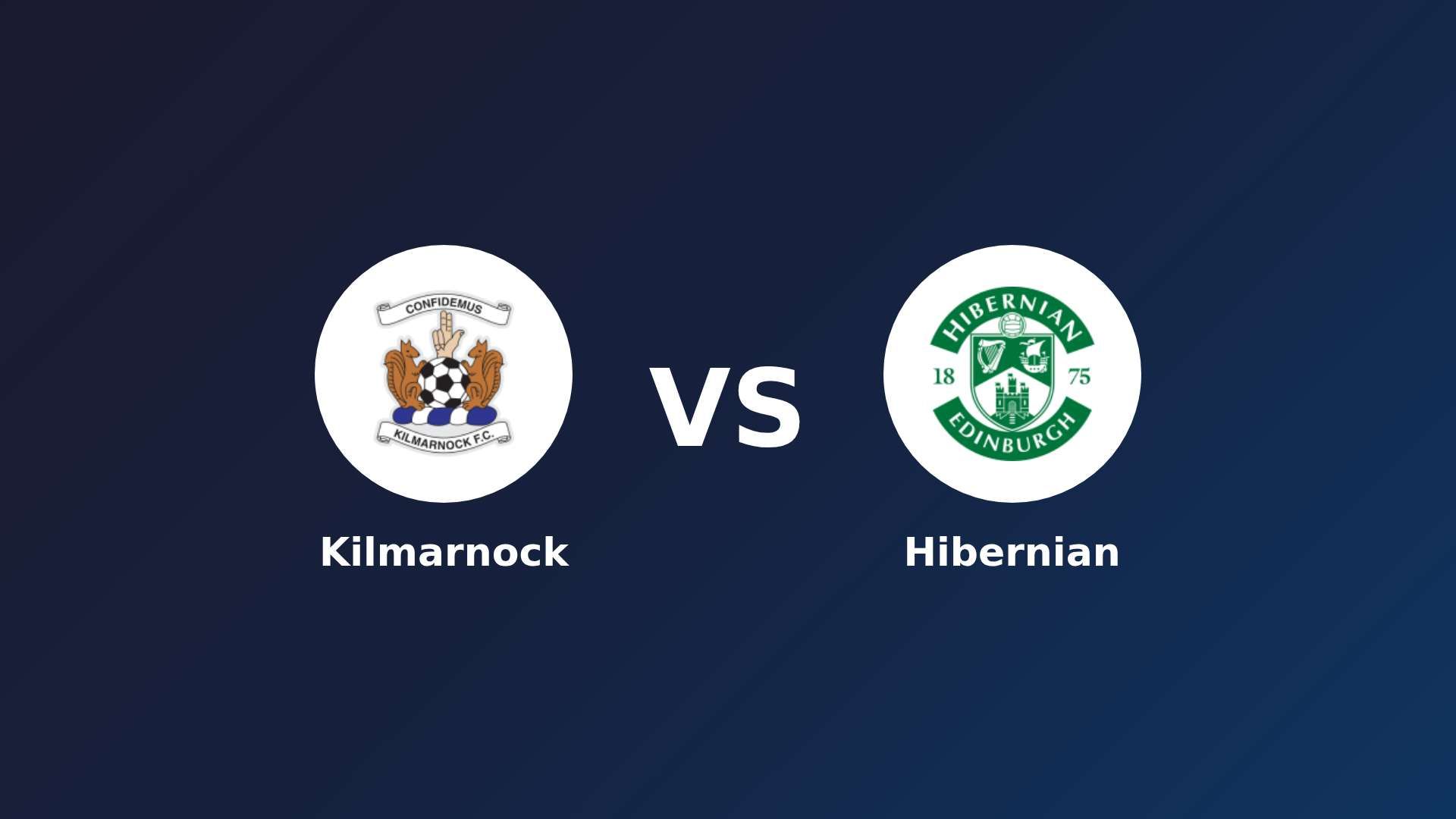 Kilmarnock vs Hibernian