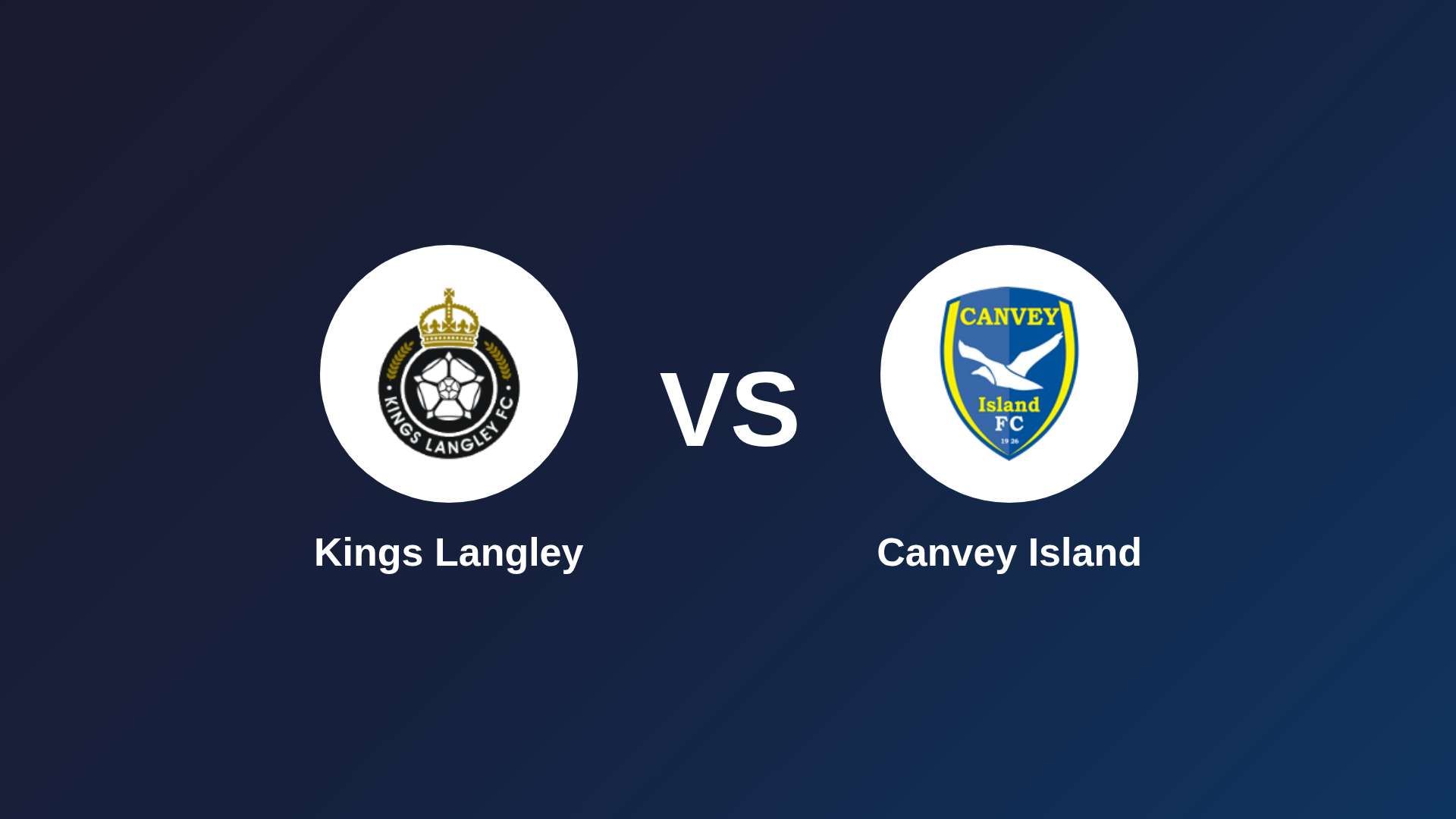 Kings Langley vs Canvey Island