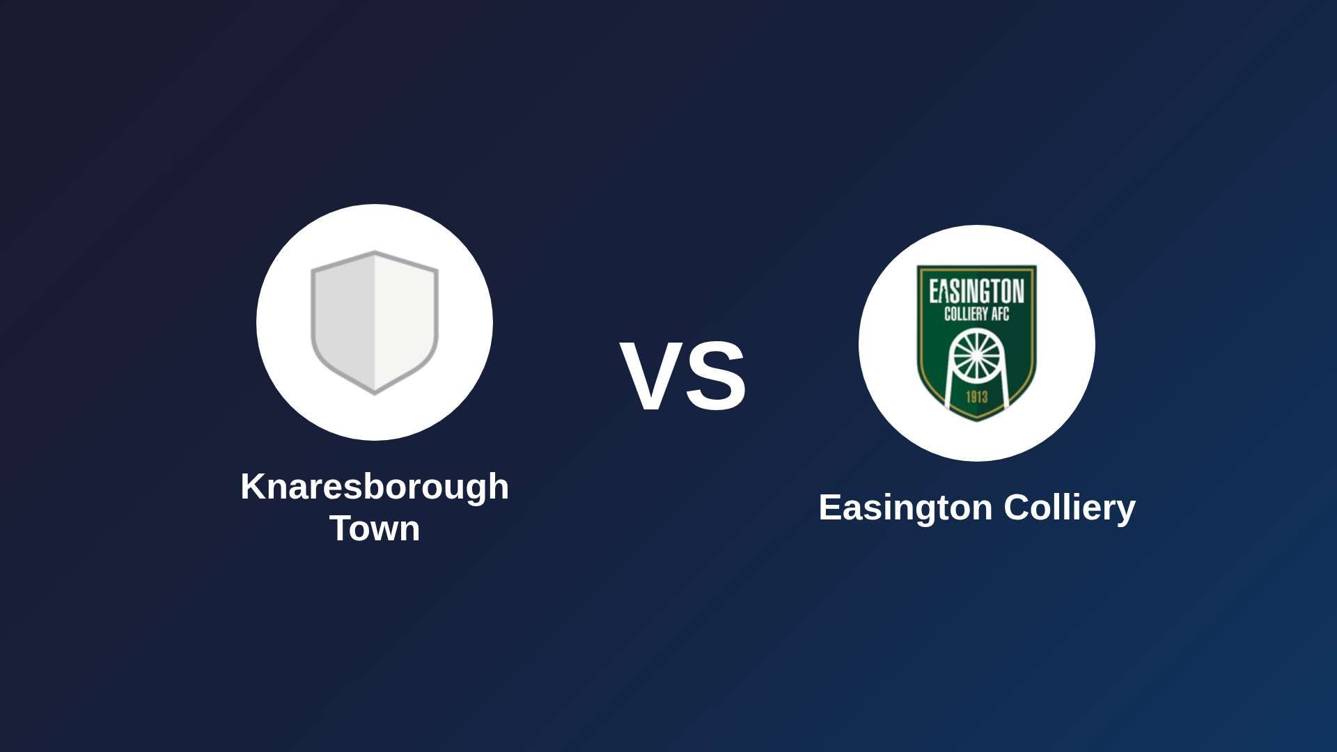 Knaresborough Town vs Easington Colliery