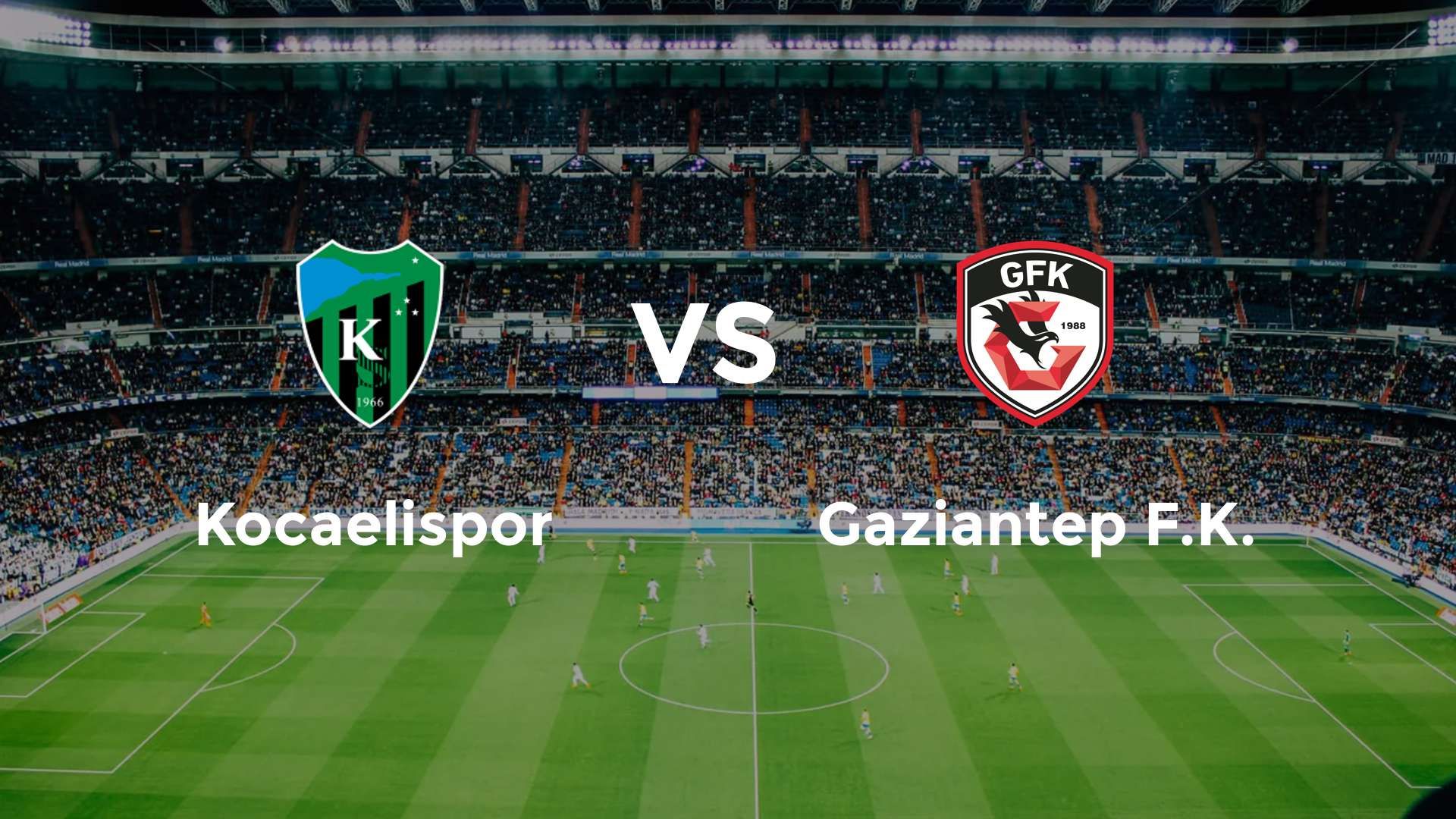 Kocaelispor vs Gaziantep F.K.