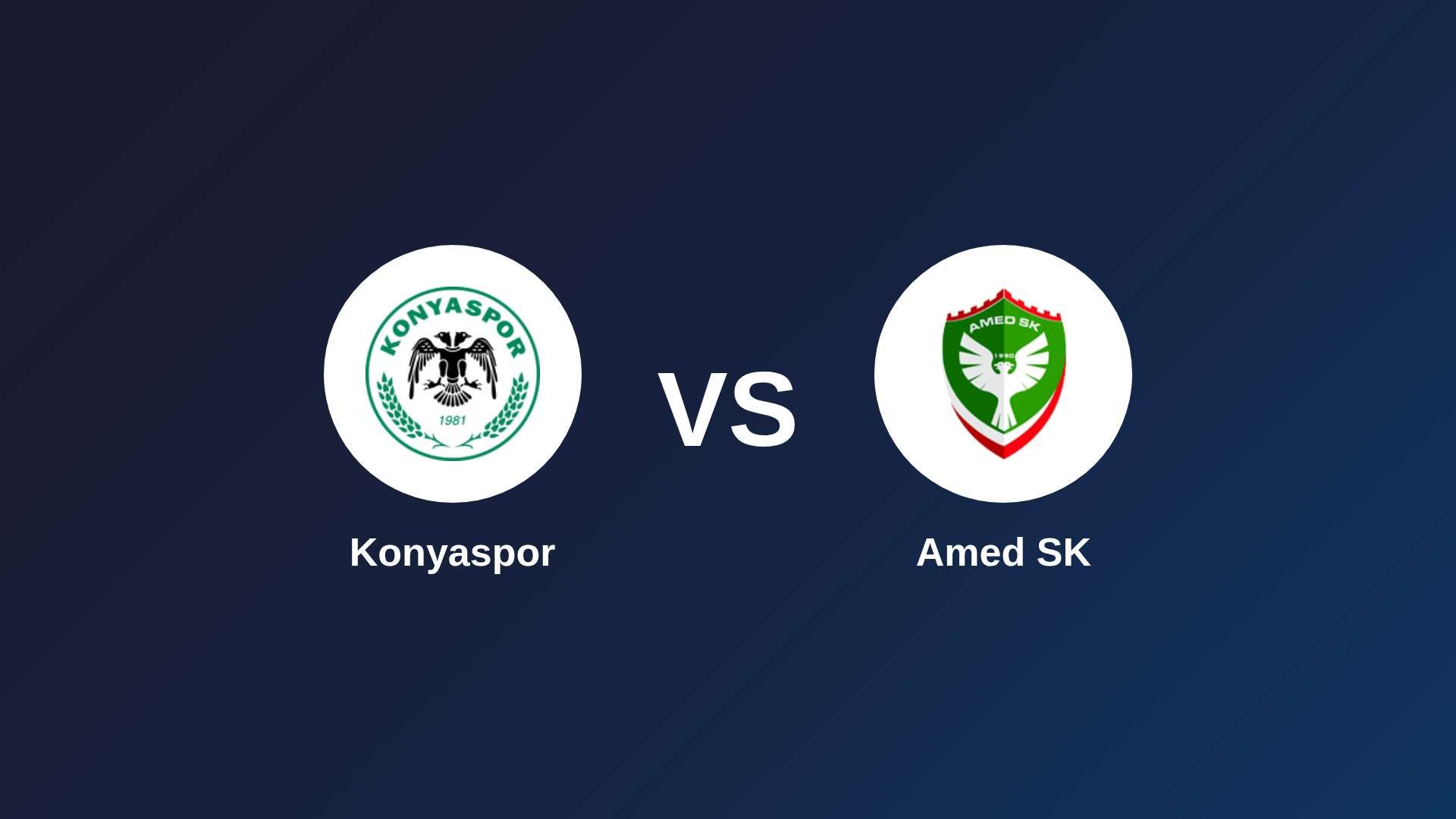 Konyaspor vs Amed SK