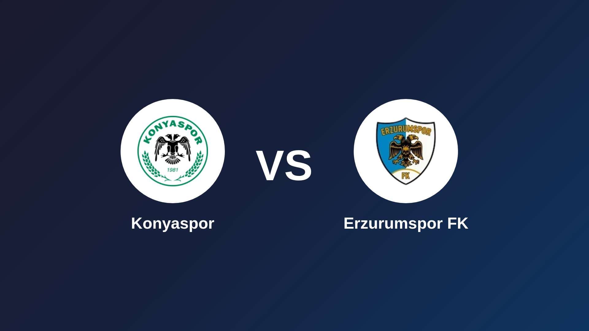 Konyaspor vs Erzurumspor FK