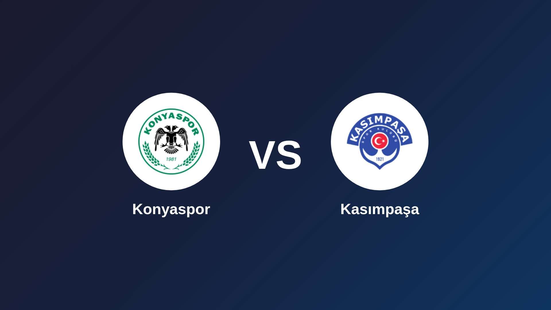 Konyaspor vs Kasımpaşa