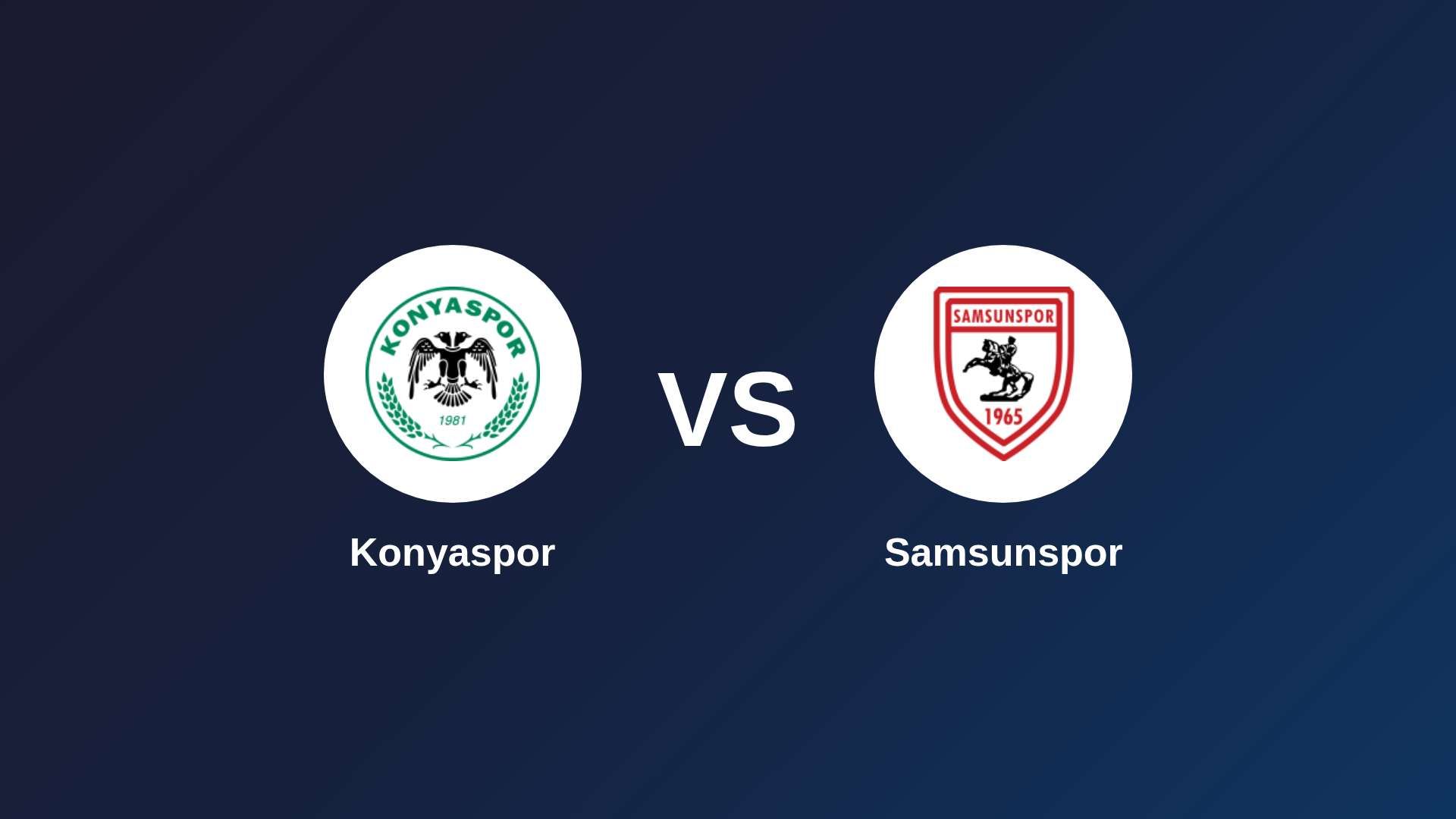 Konyaspor vs Samsunspor
