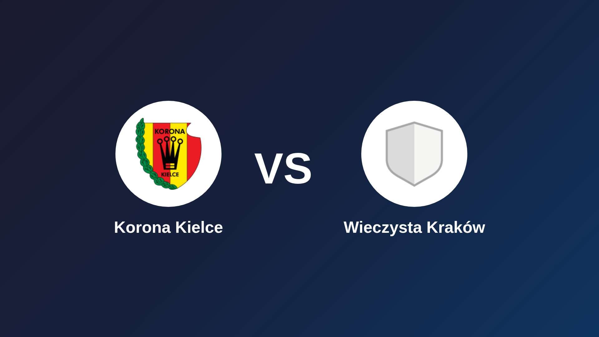 Korona Kielce vs (F)ieczysta Kraków