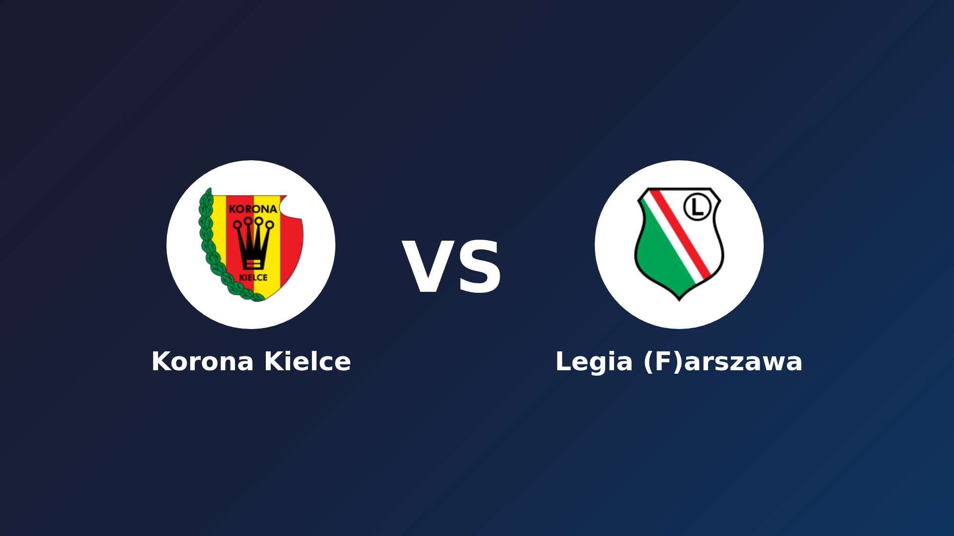 Korona Kielce vs Legia (F)arszawa