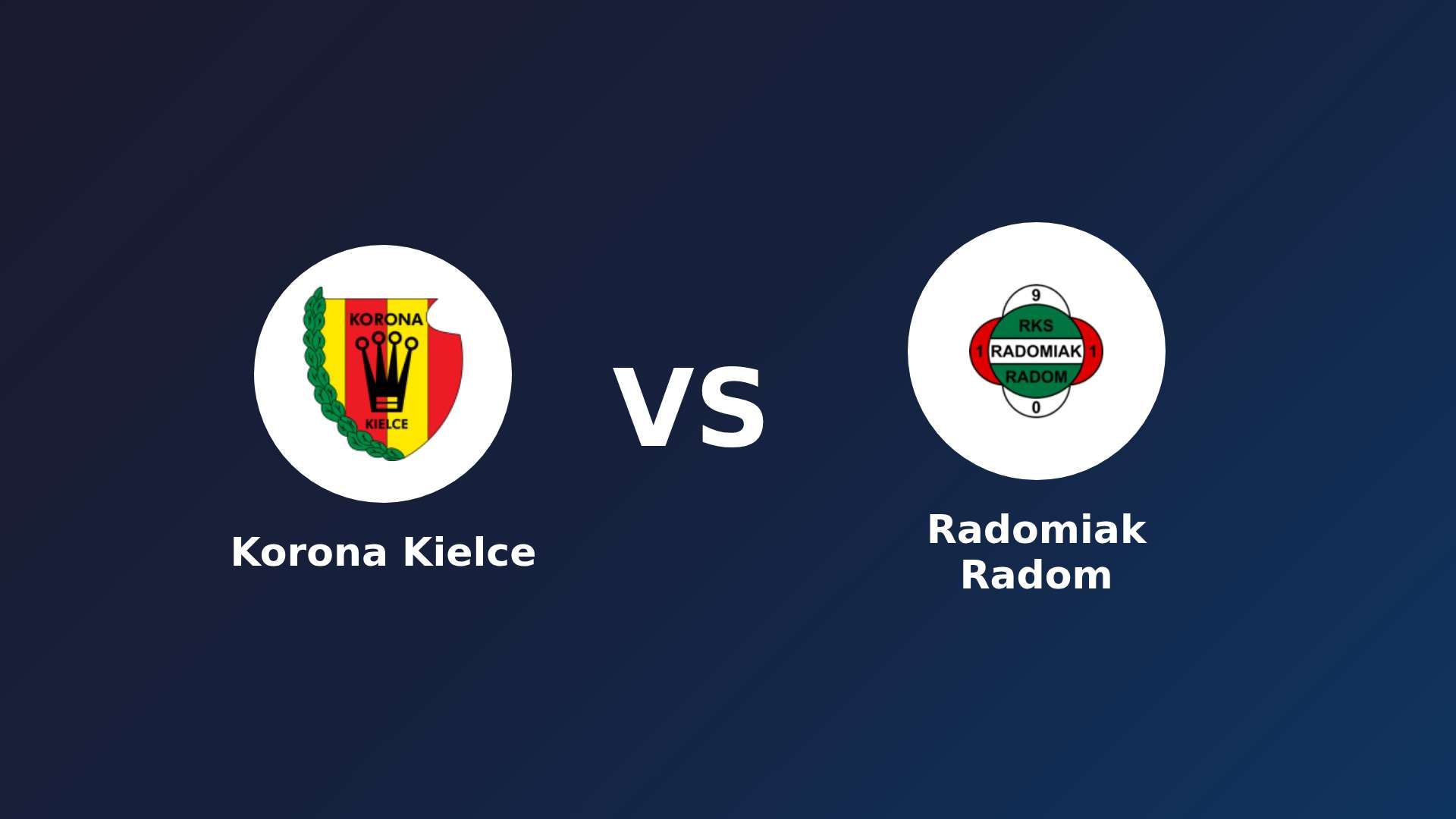Korona Kielce vs Radomiak Radom
