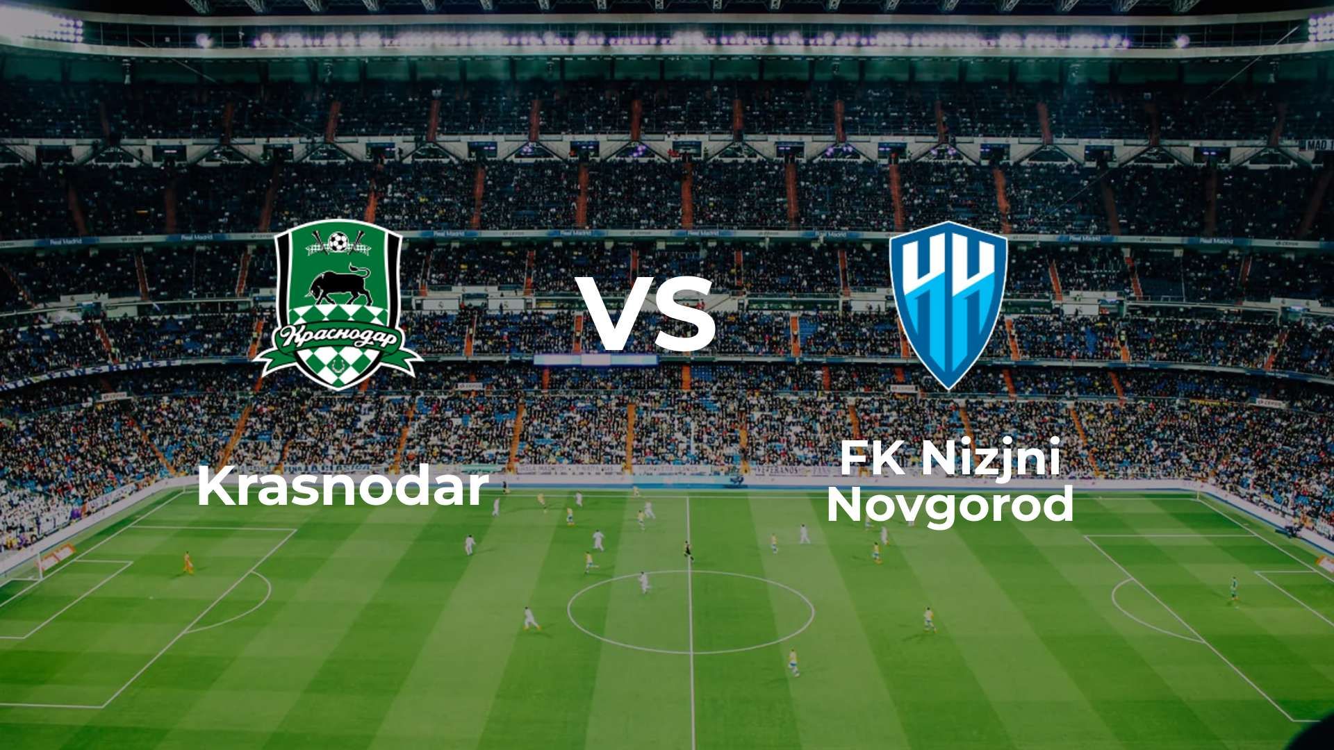 Krasnodar vs FK Nizjni Novgorod