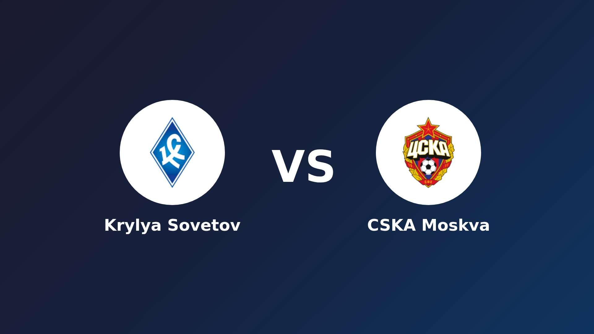 Krylya Sovetov vs CSKA Moskva