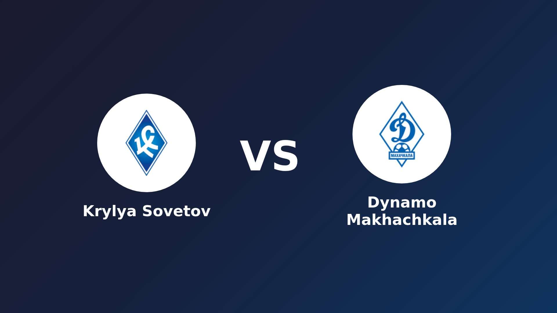 Krylya Sovetov vs Dynamo Makhachkala