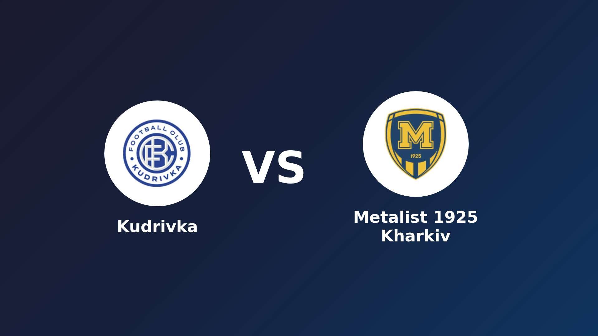 Kudrivka vs Metalist 1925 Kharkiv