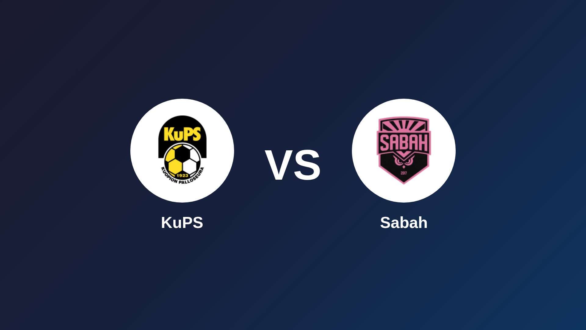 KuPS vs Sabah