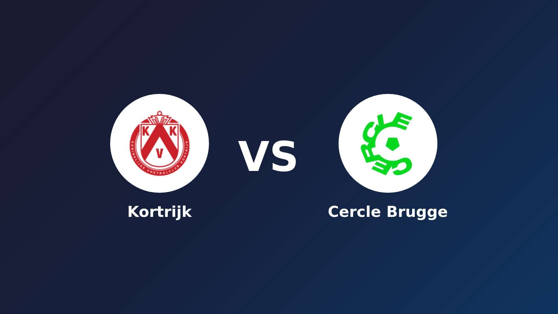 KV Kortrijk vs Cercle Brugge