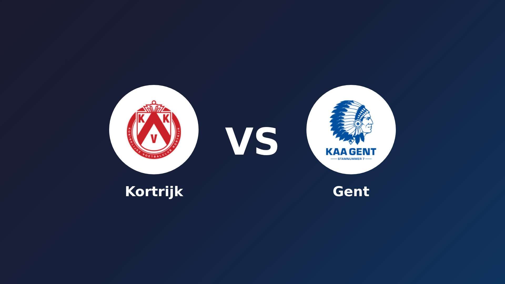 KV Kortrijk vs Gent
