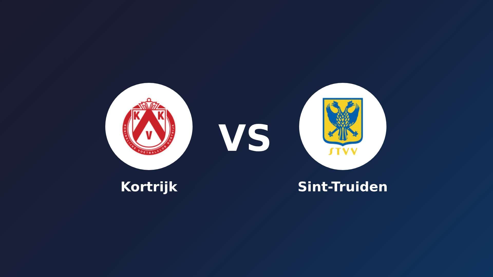 KV Kortrijk vs Sint-Truiden