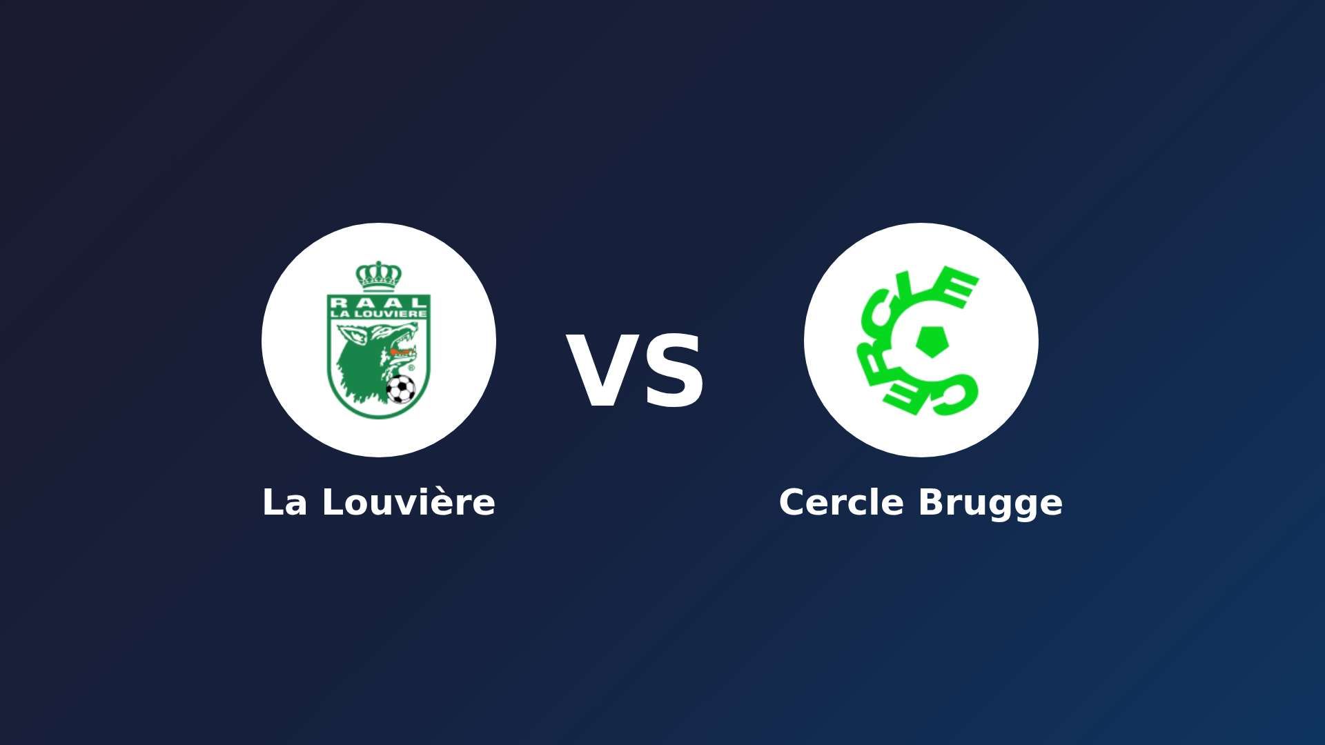 La Louvière vs Cercle Brugge