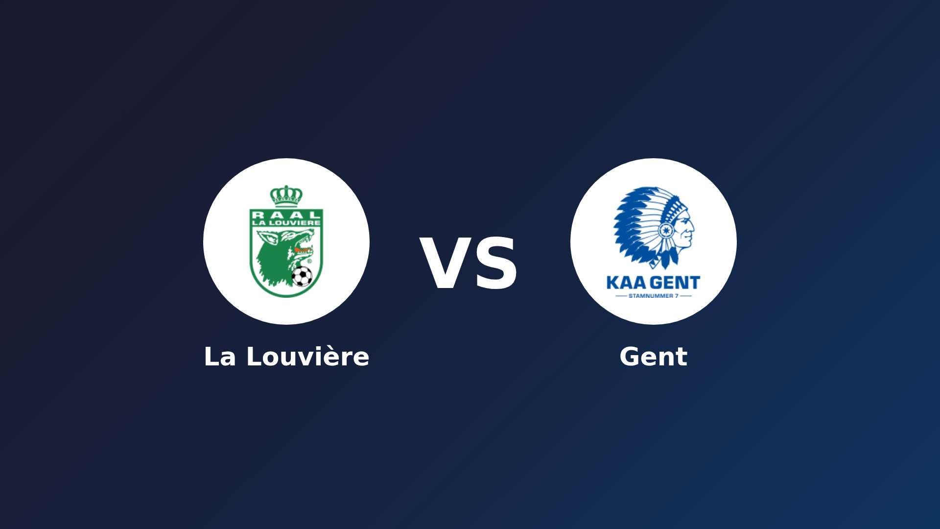 La Louvière vs Gent