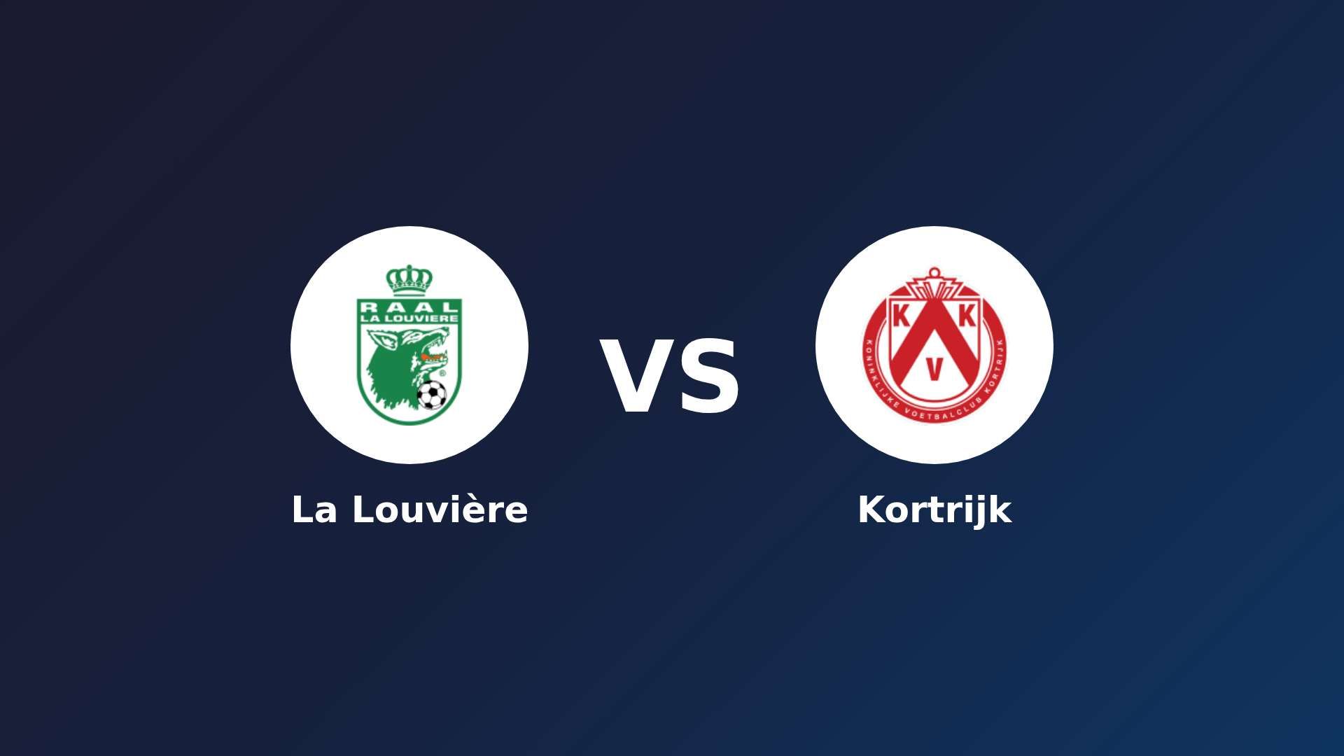 La Louvière vs KV Kortrijk
