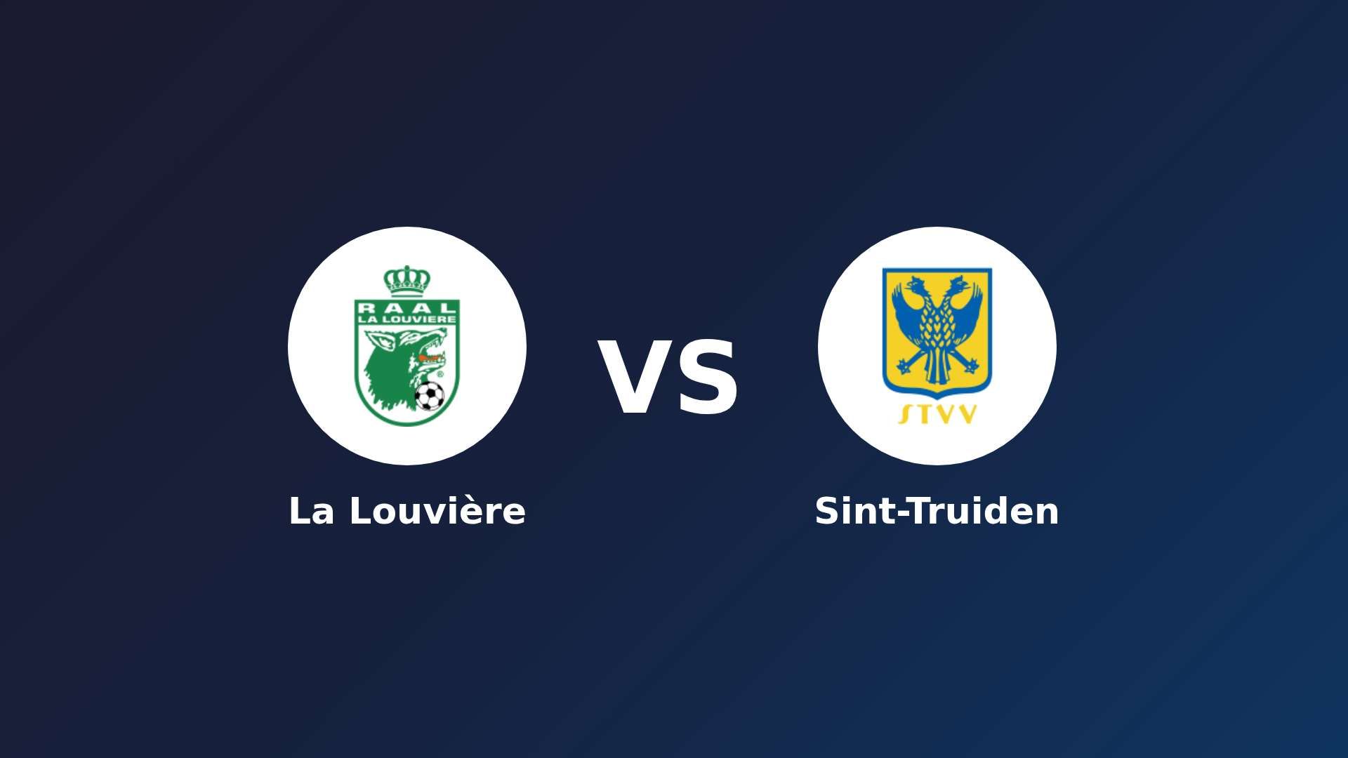 La Louvière vs Sint-Truiden