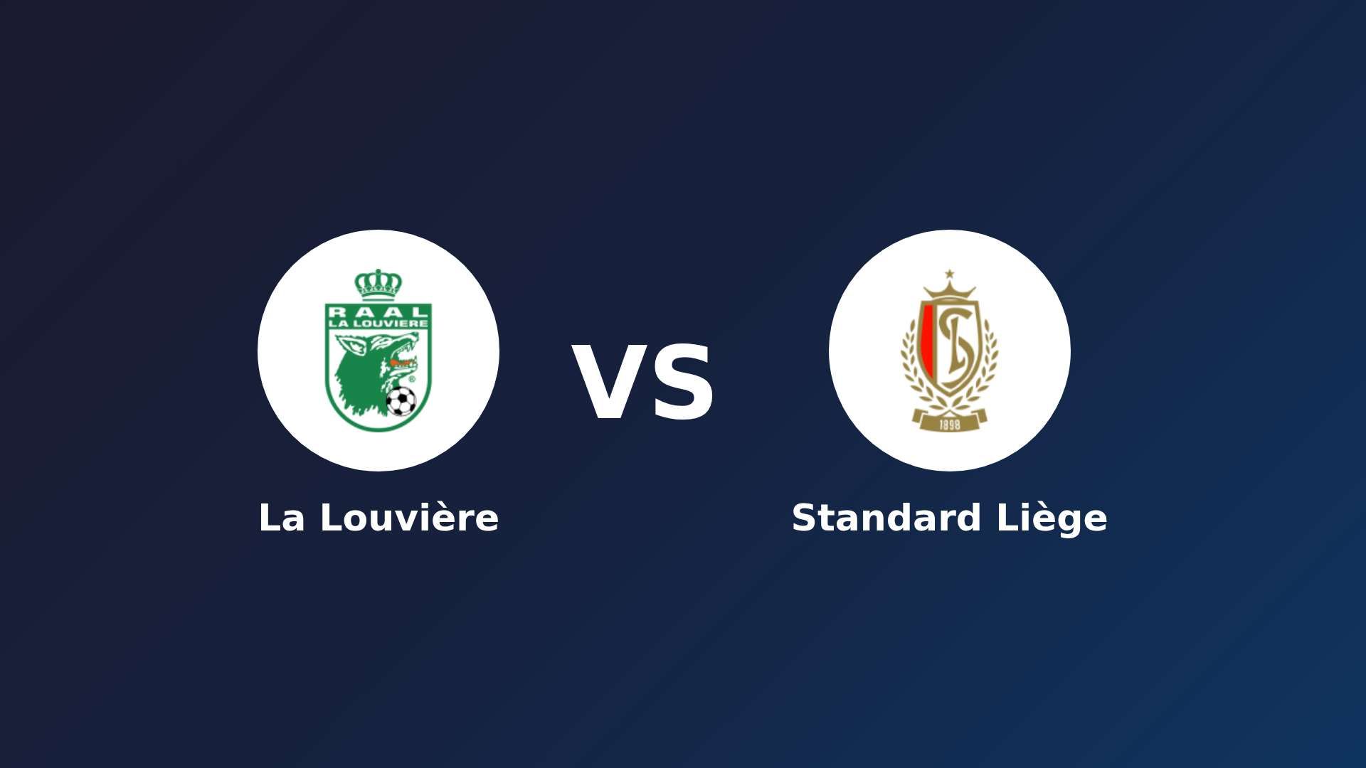 La Louvière vs Standard Liège