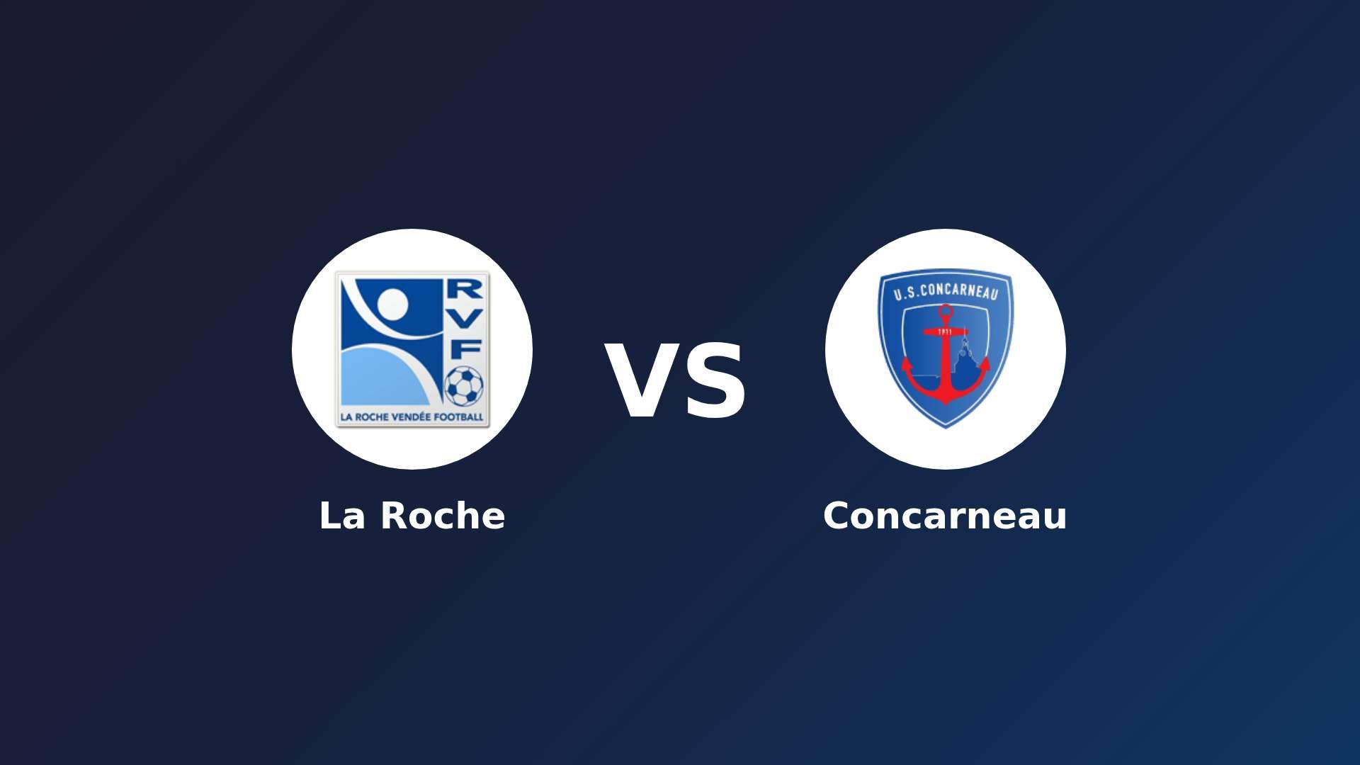 La Roche vs Concarneau