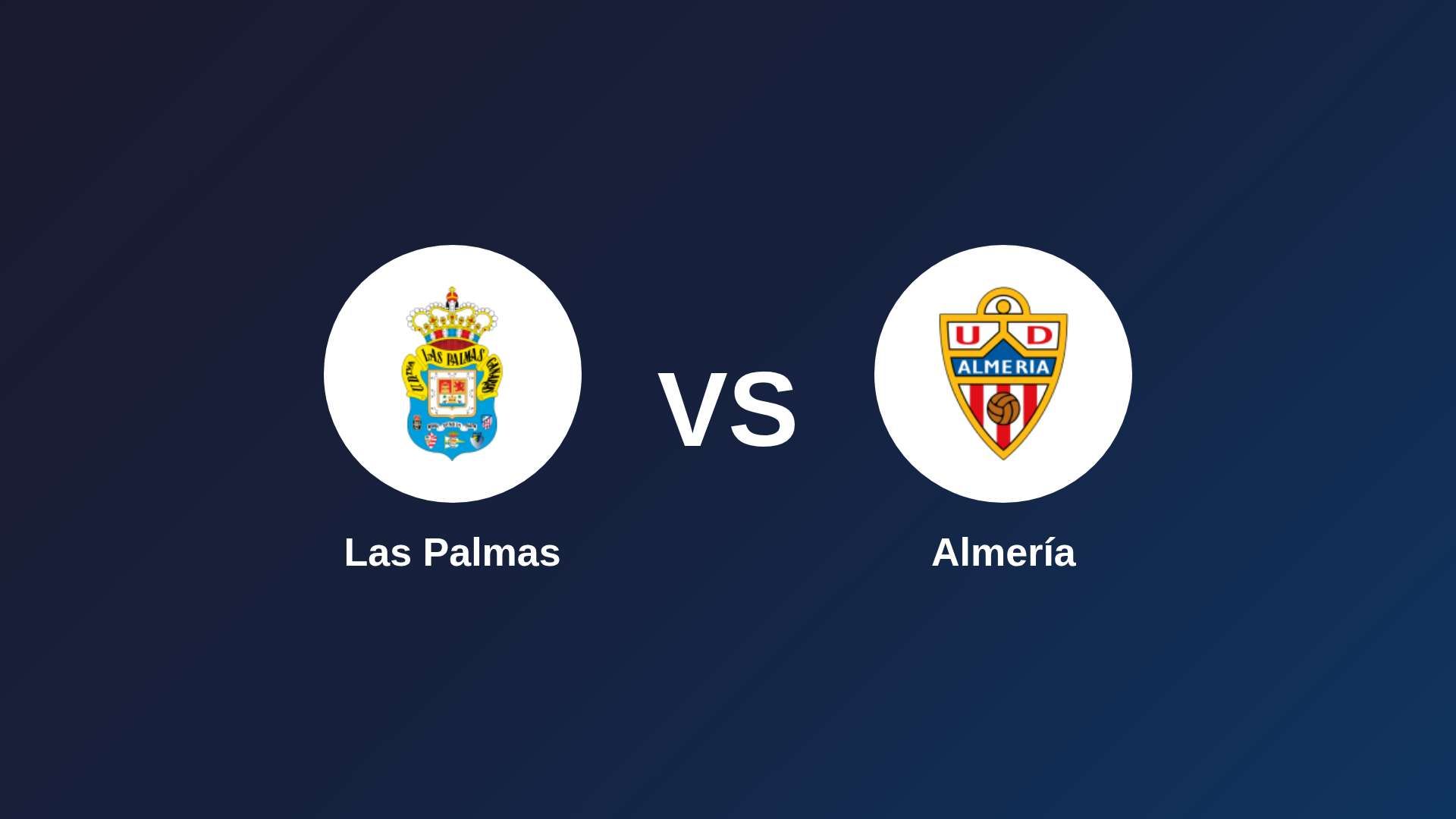 Las Palmas vs Almería