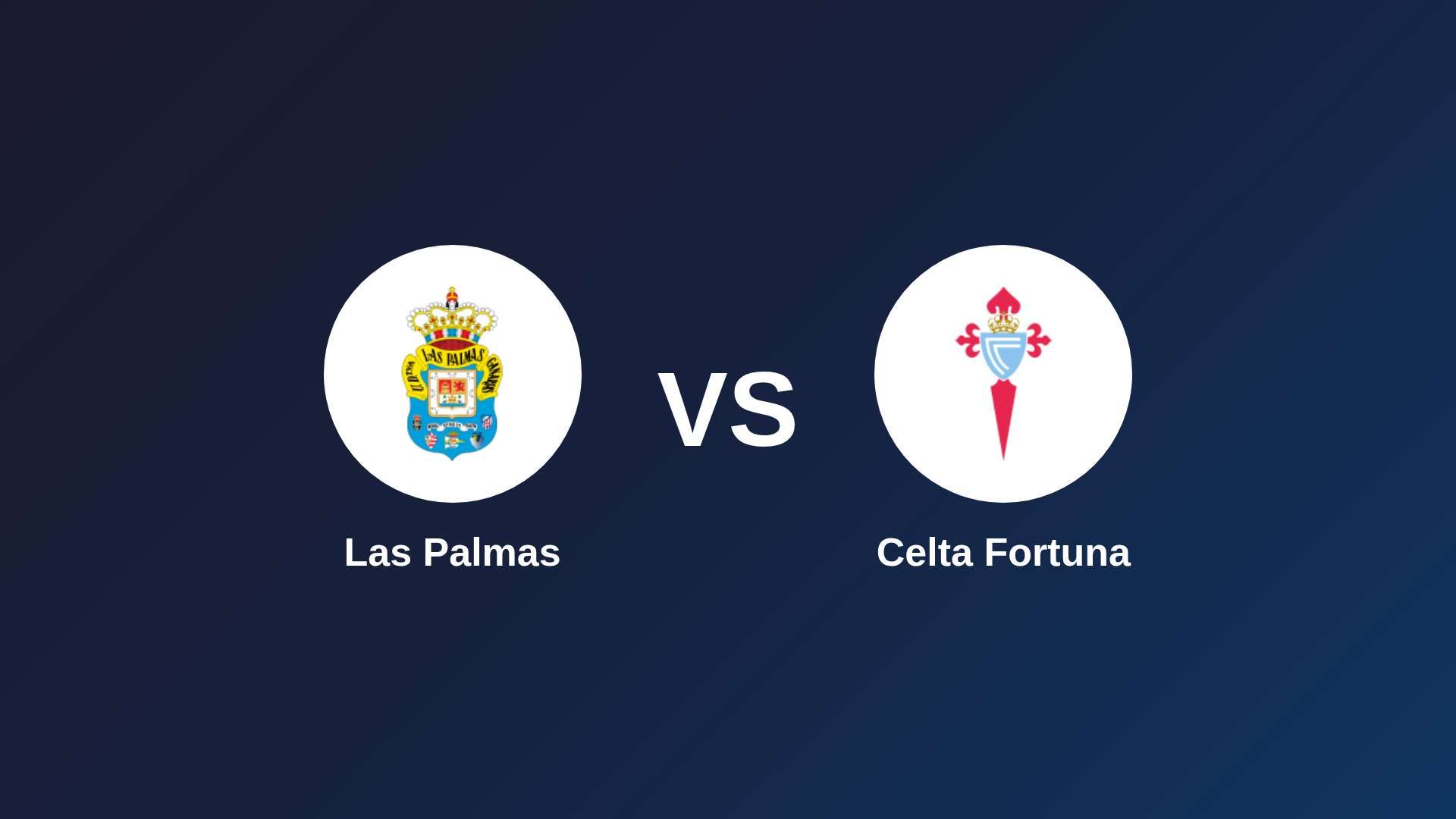 Las Palmas vs Celta Fortuna