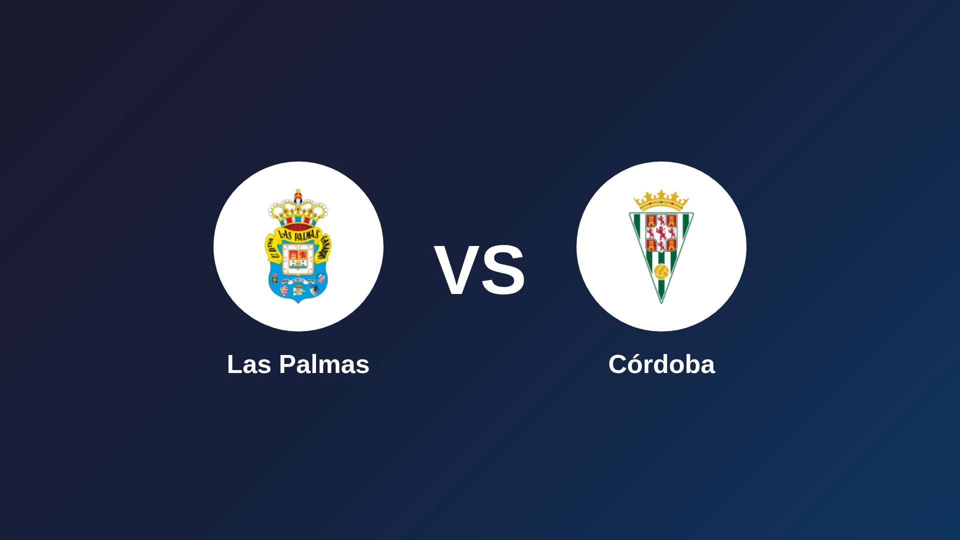 Las Palmas vs Córdoba