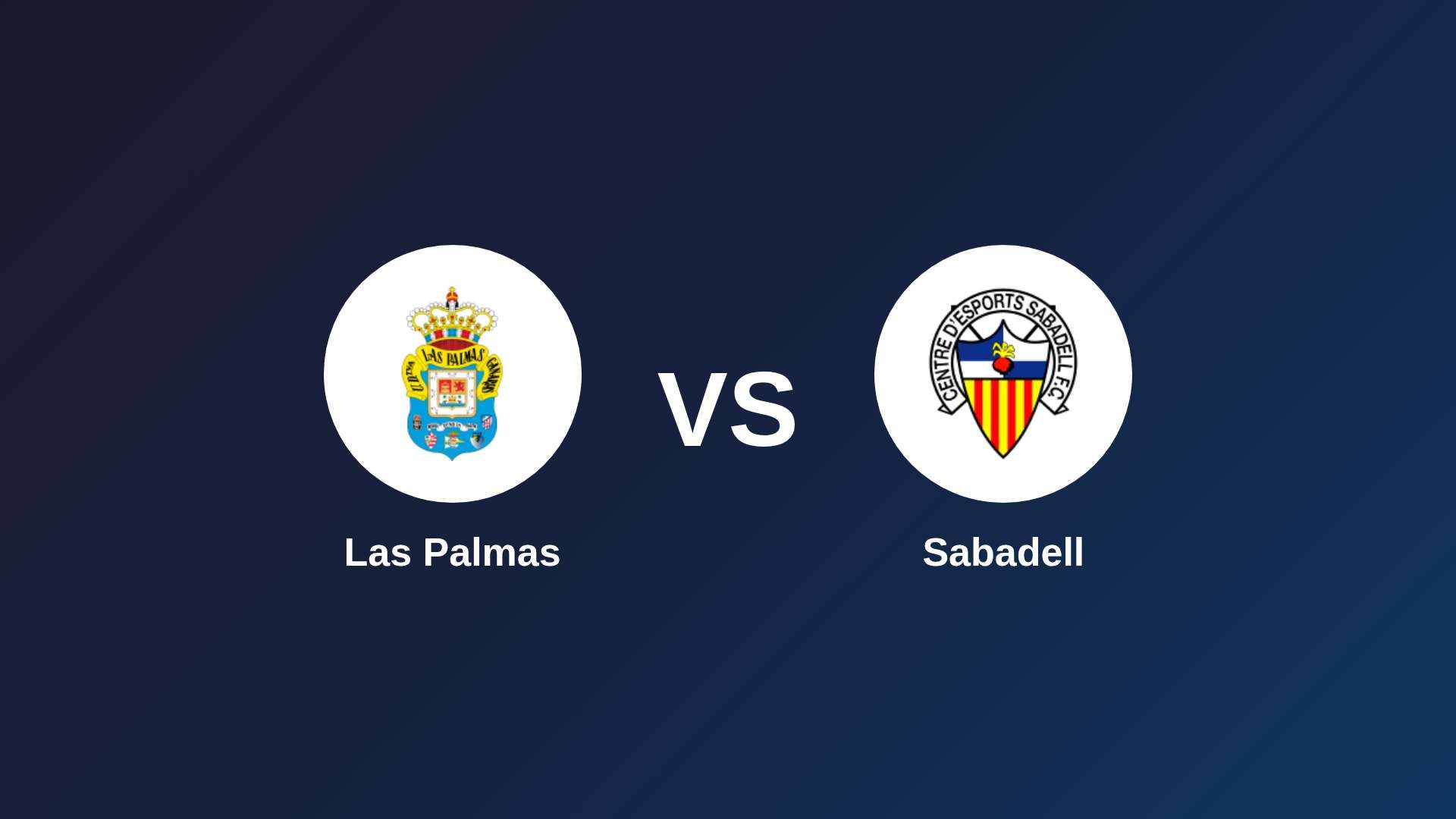 Las Palmas vs Sabadell