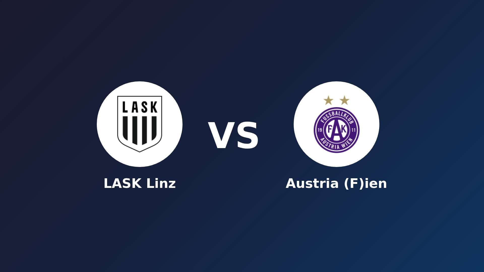 LASK Linz vs Austria (F)ien