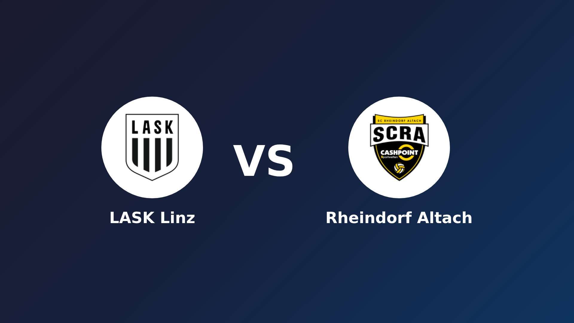 LASK Linz vs Rheindorf Altach